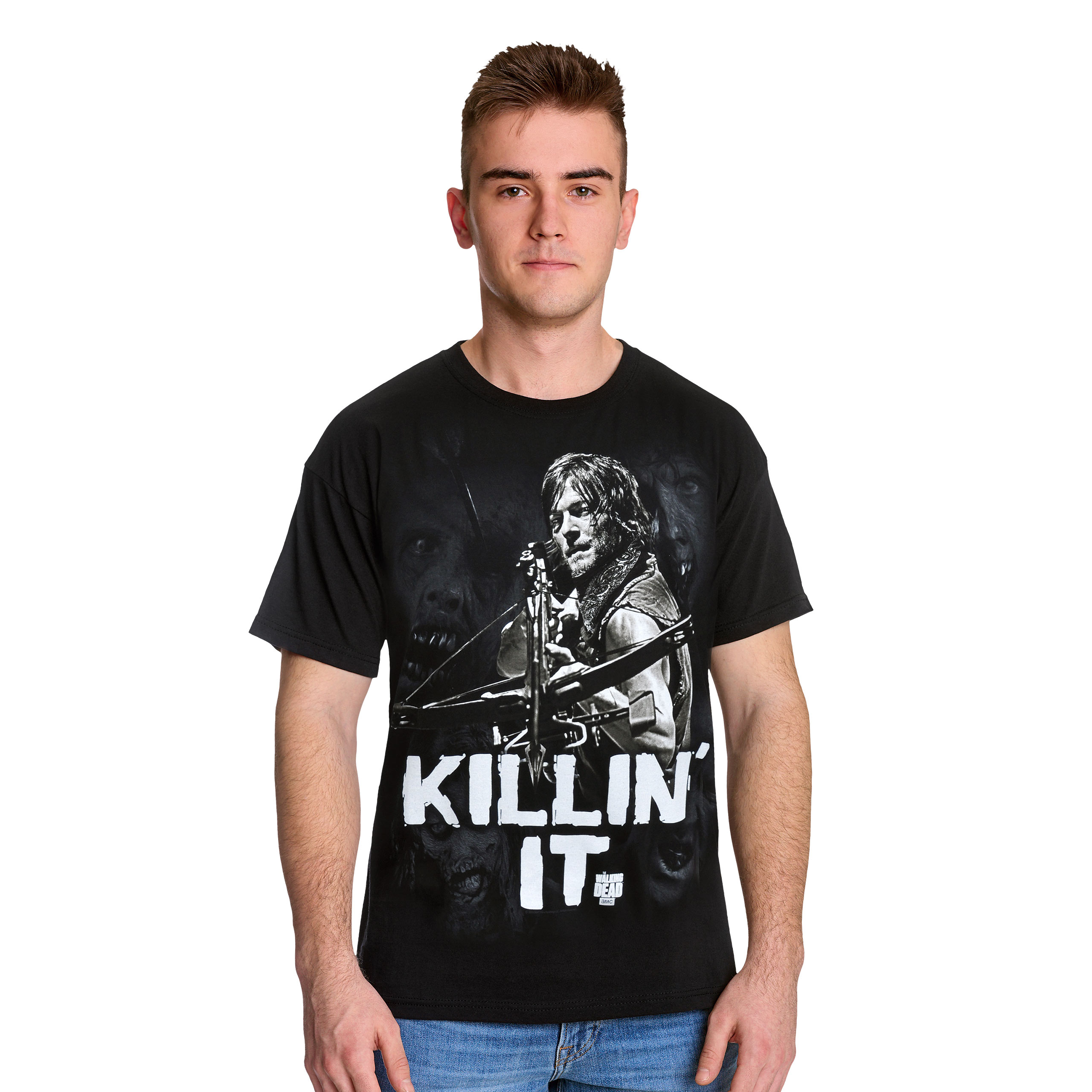 Walking Dead - Daryl Killin It T-Shirt schwarz