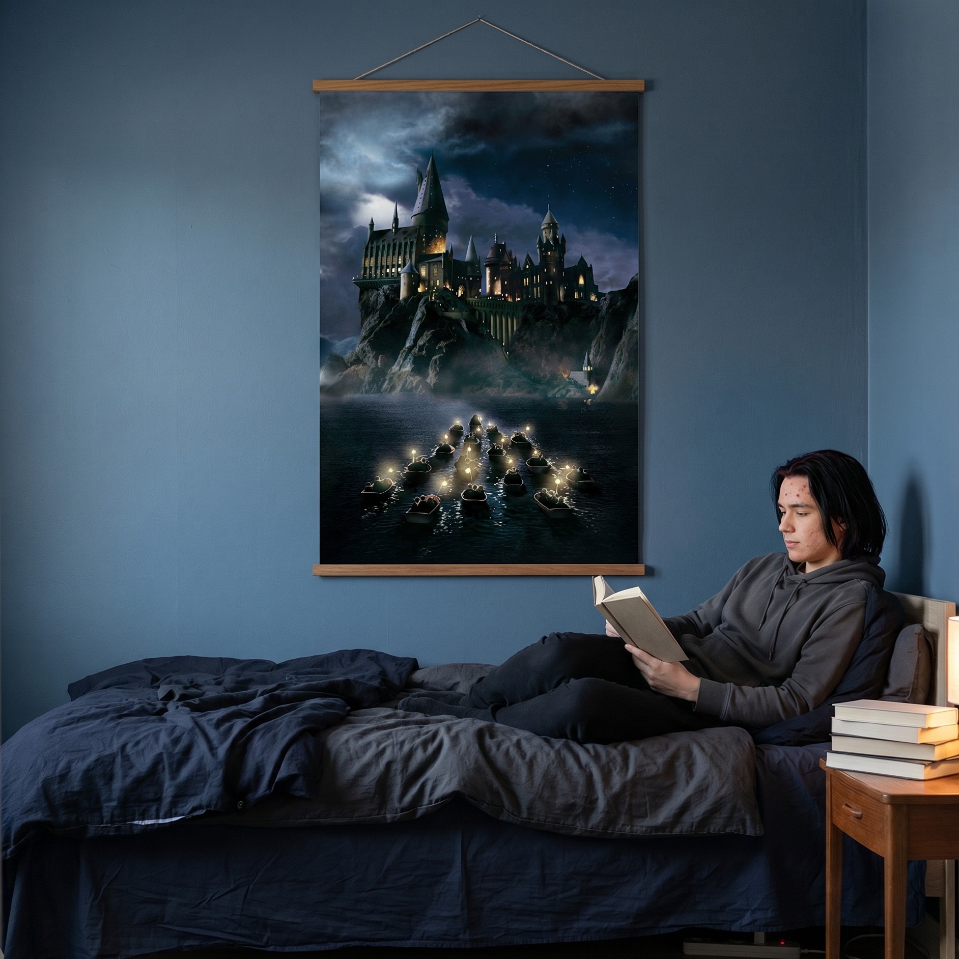 Harry Potter - Póster de tela Hogwarts