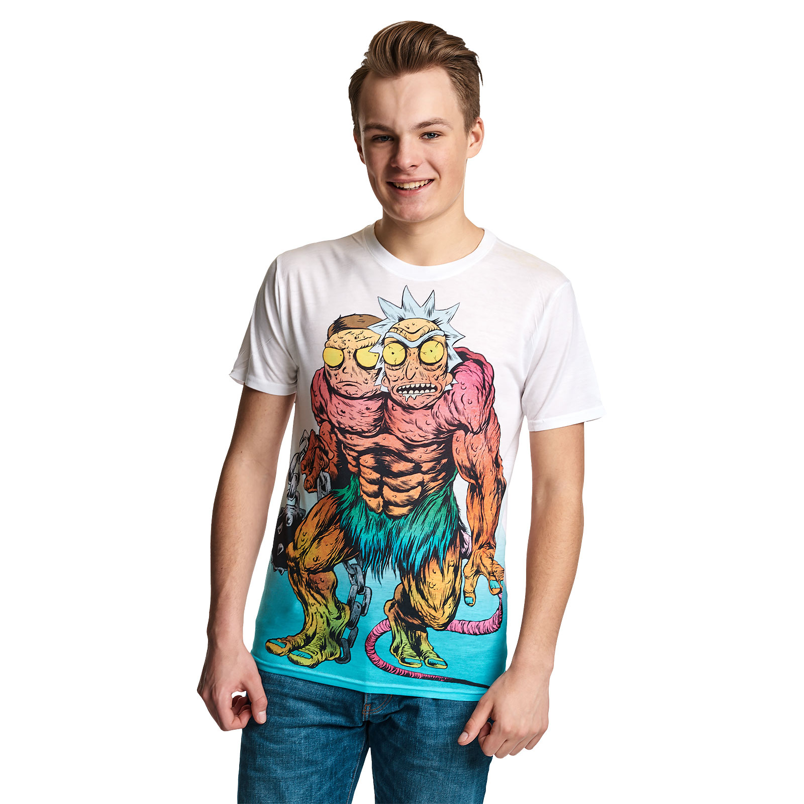 Rick en Morty - Monster T-Shirt