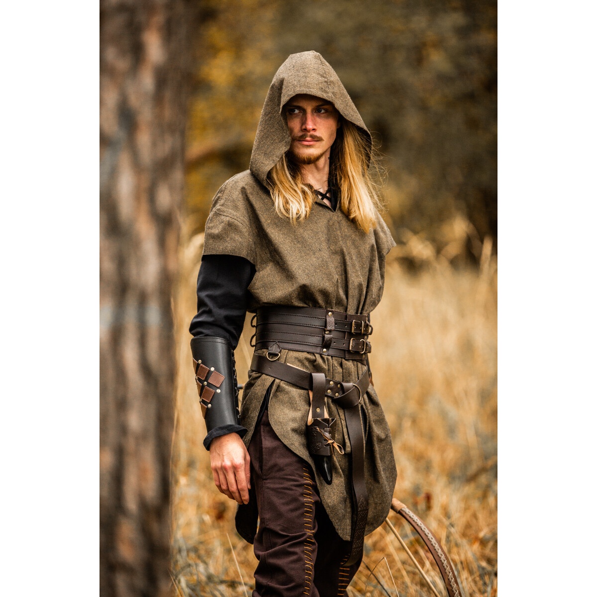 Medieval Ranger Tunic Arais green