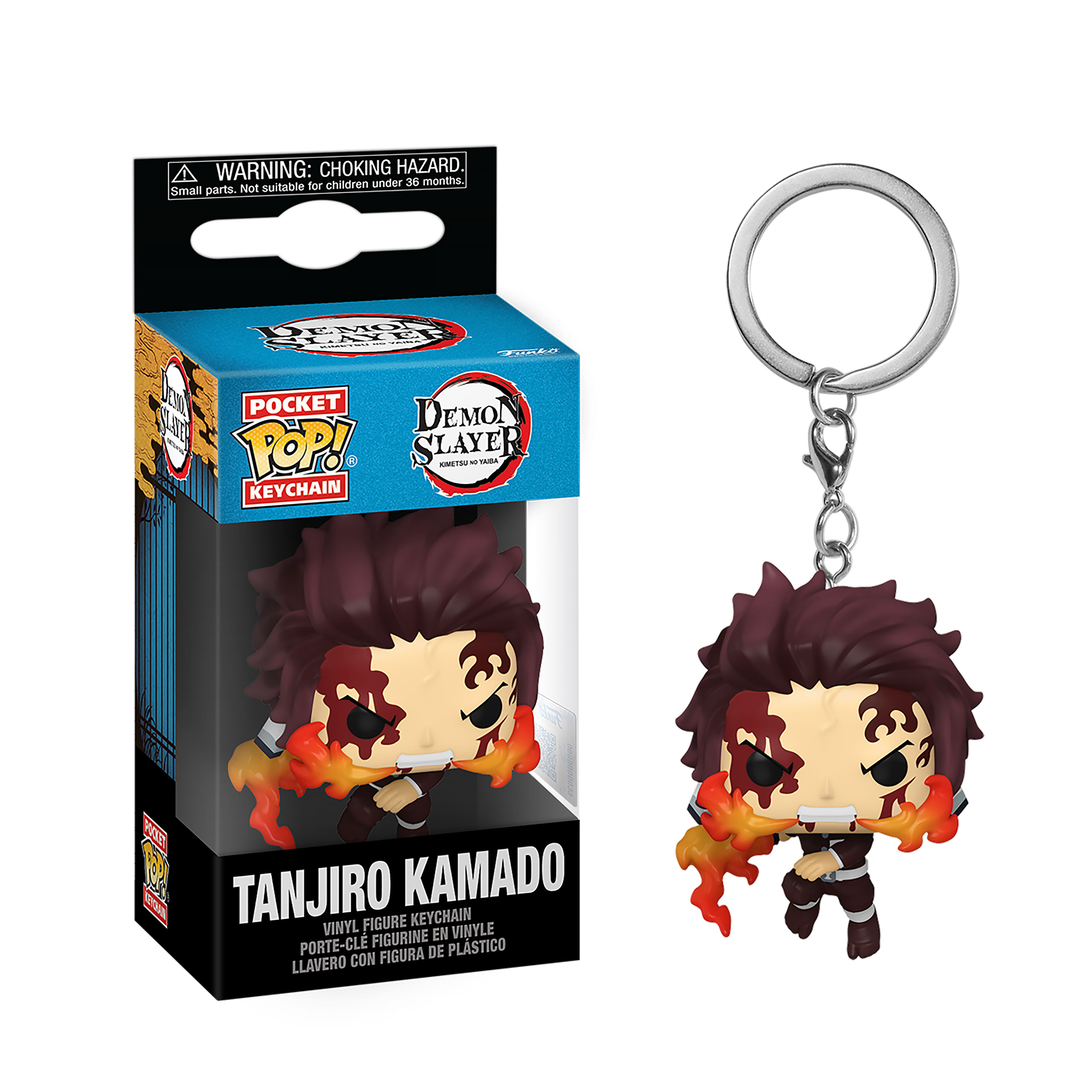 Demon Slayer - Tanjiro Demon Blood Funko Pop Schlüsselanhänger