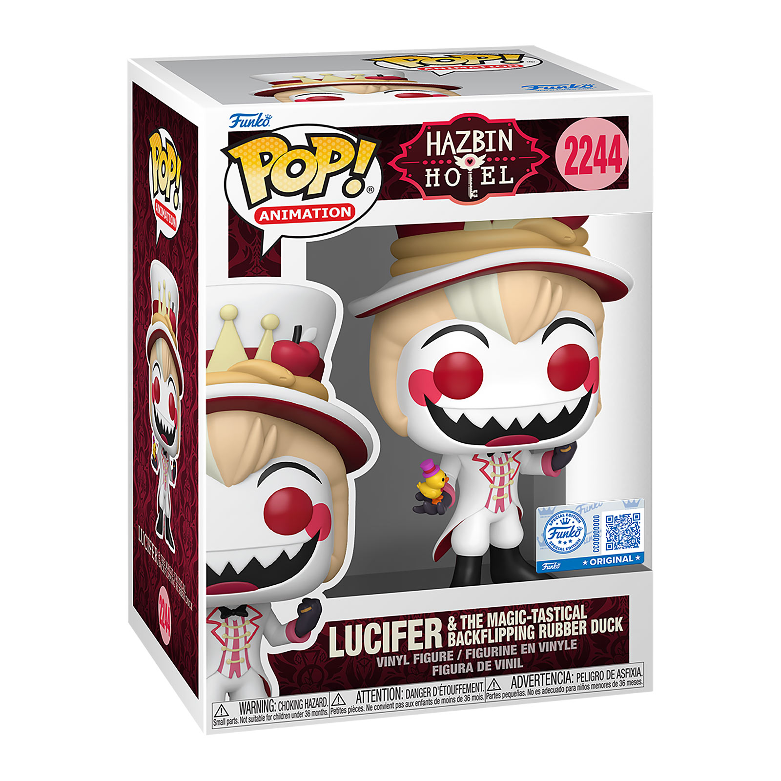 Hazbin Hotel - Lucifer mit magischer Ente Funko Pop Figur
