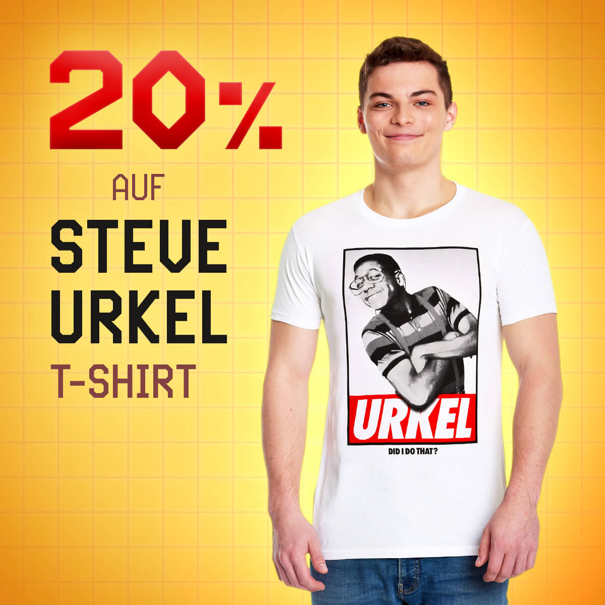 20% Rabatt auf Steve Urkel T-Shirt