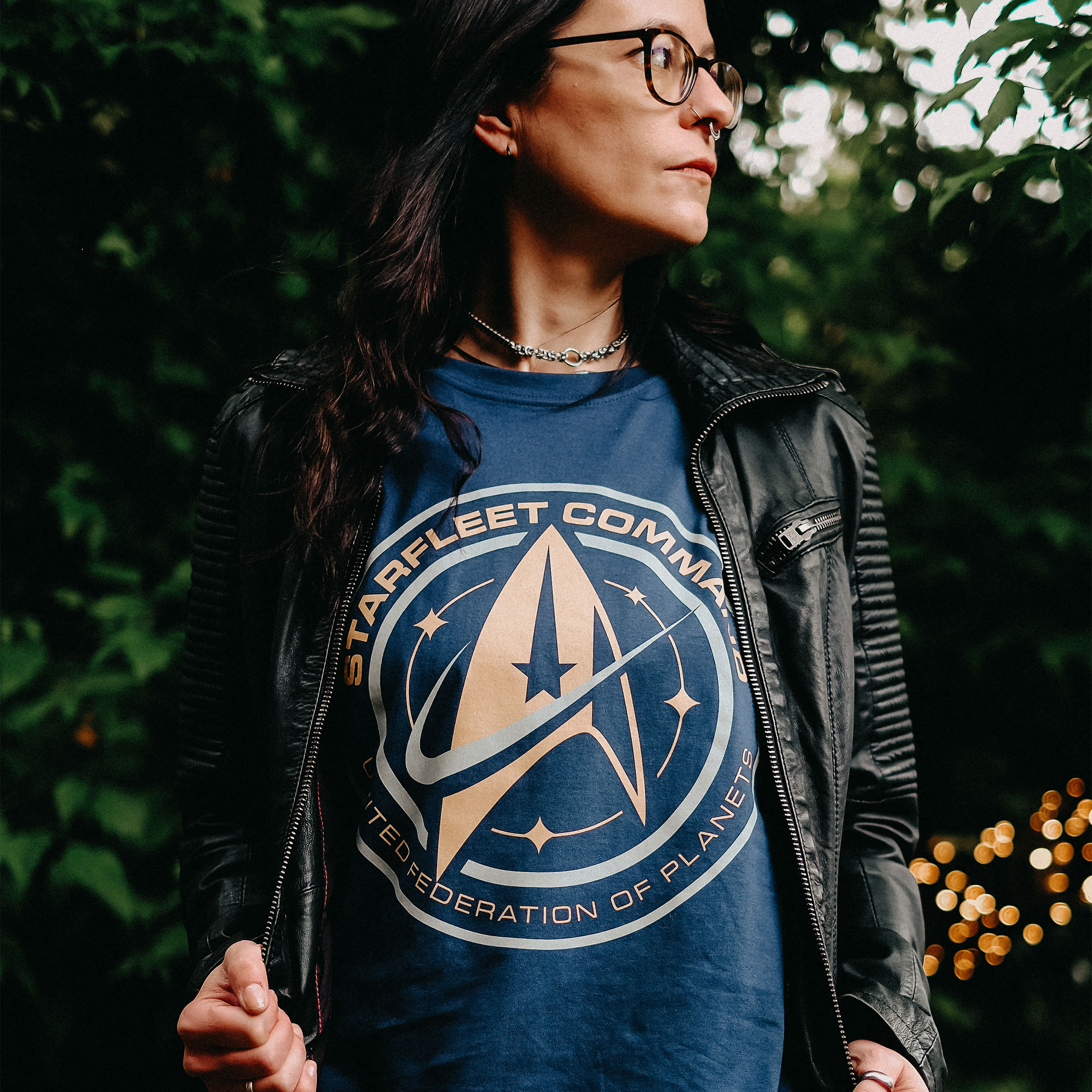 Star Trek - Starfleet Command T‑Shirt blau