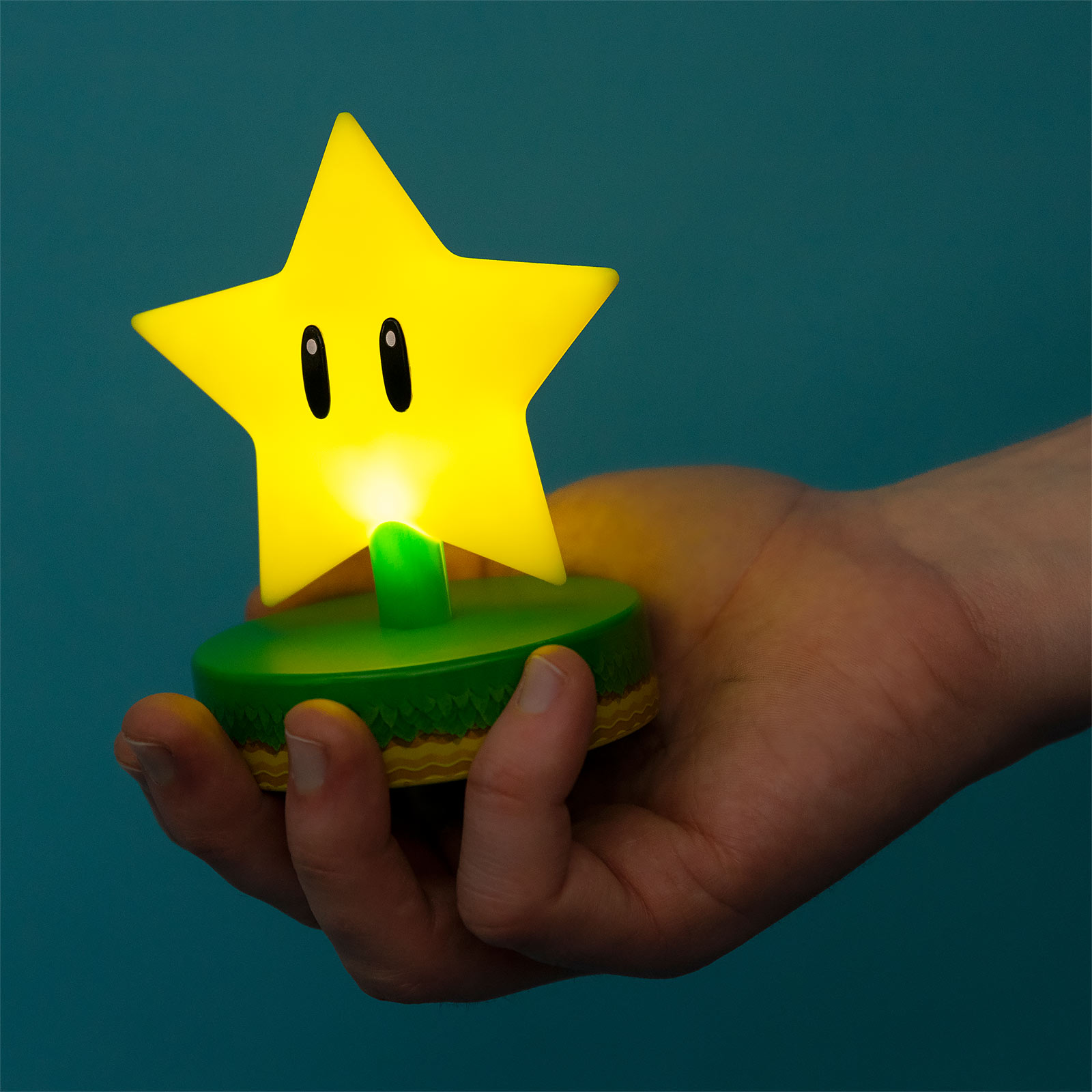 Super Mario - Super étoile Icônes 3D lampe de table
