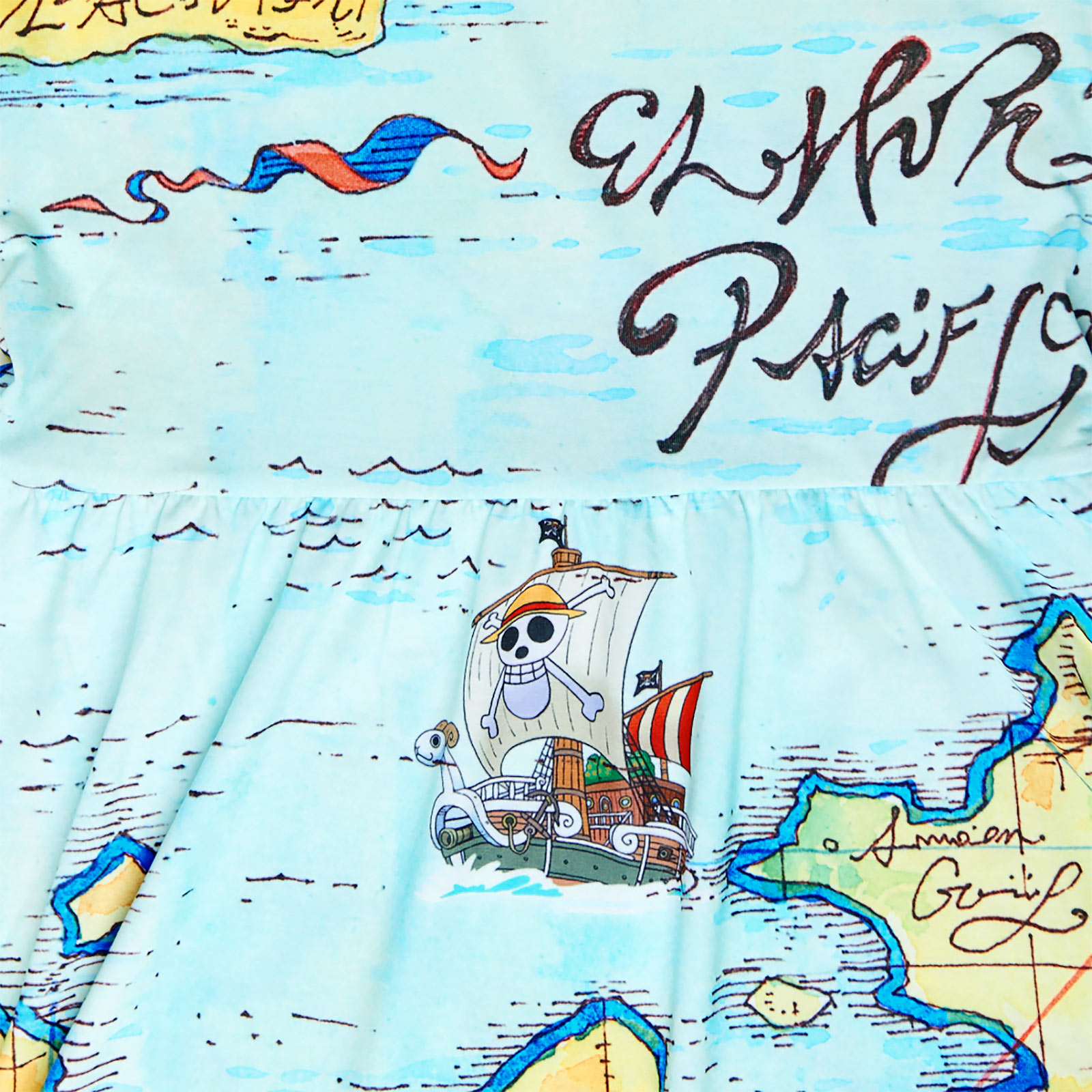 One Piece - East Blue Map Minikleid