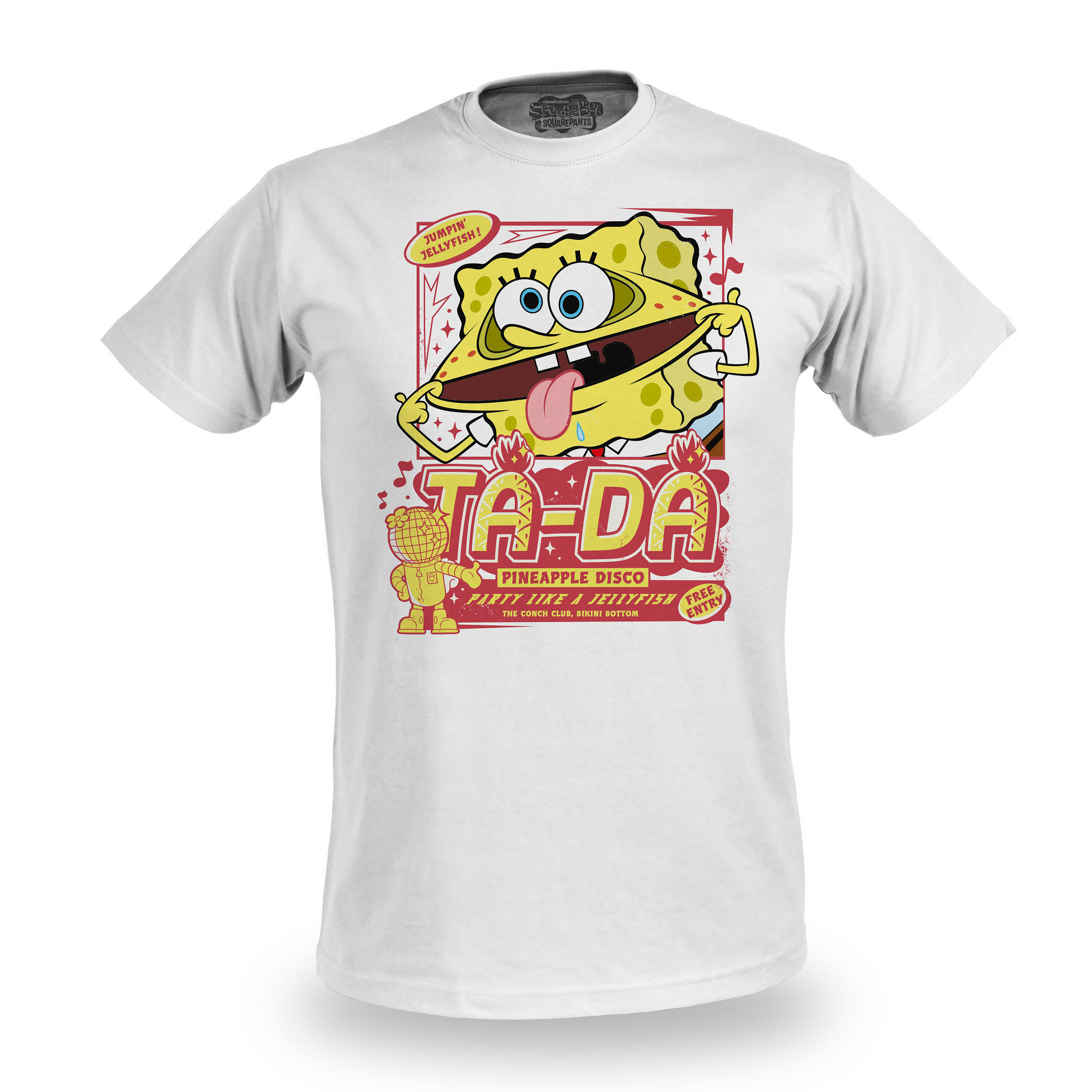 SpongeBob - Party Like a Jellyfish T-Shirt weiß