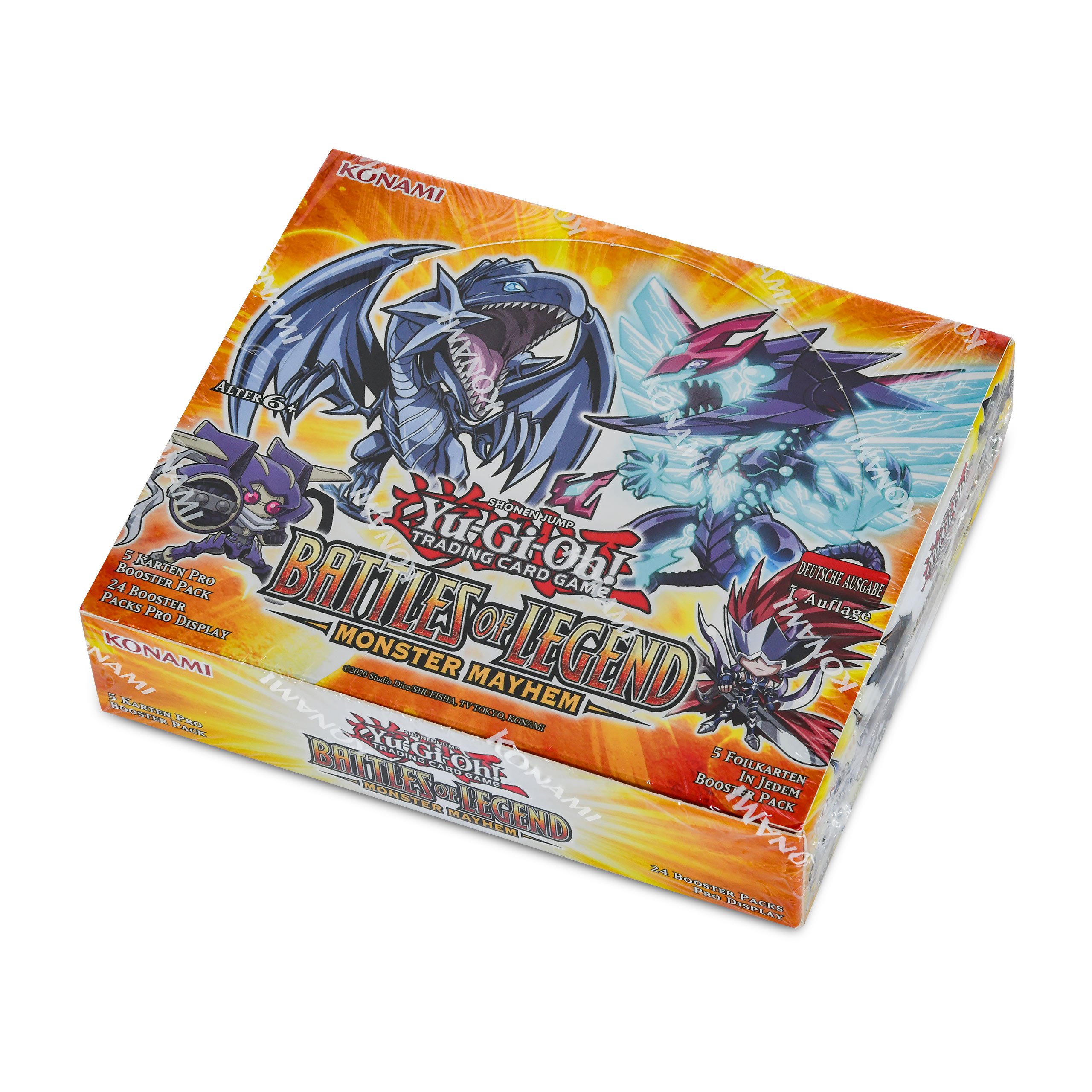 Yu-Gi-Oh! - Battles of Legend: Monster Mayhem Display de boosters de cartes à collectionner - Édition allemande