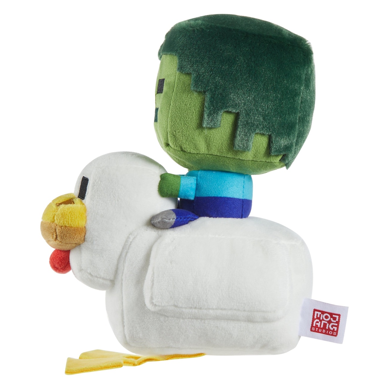 Minecraft figura de peluche deluxe Chicken Jockey 20 cm