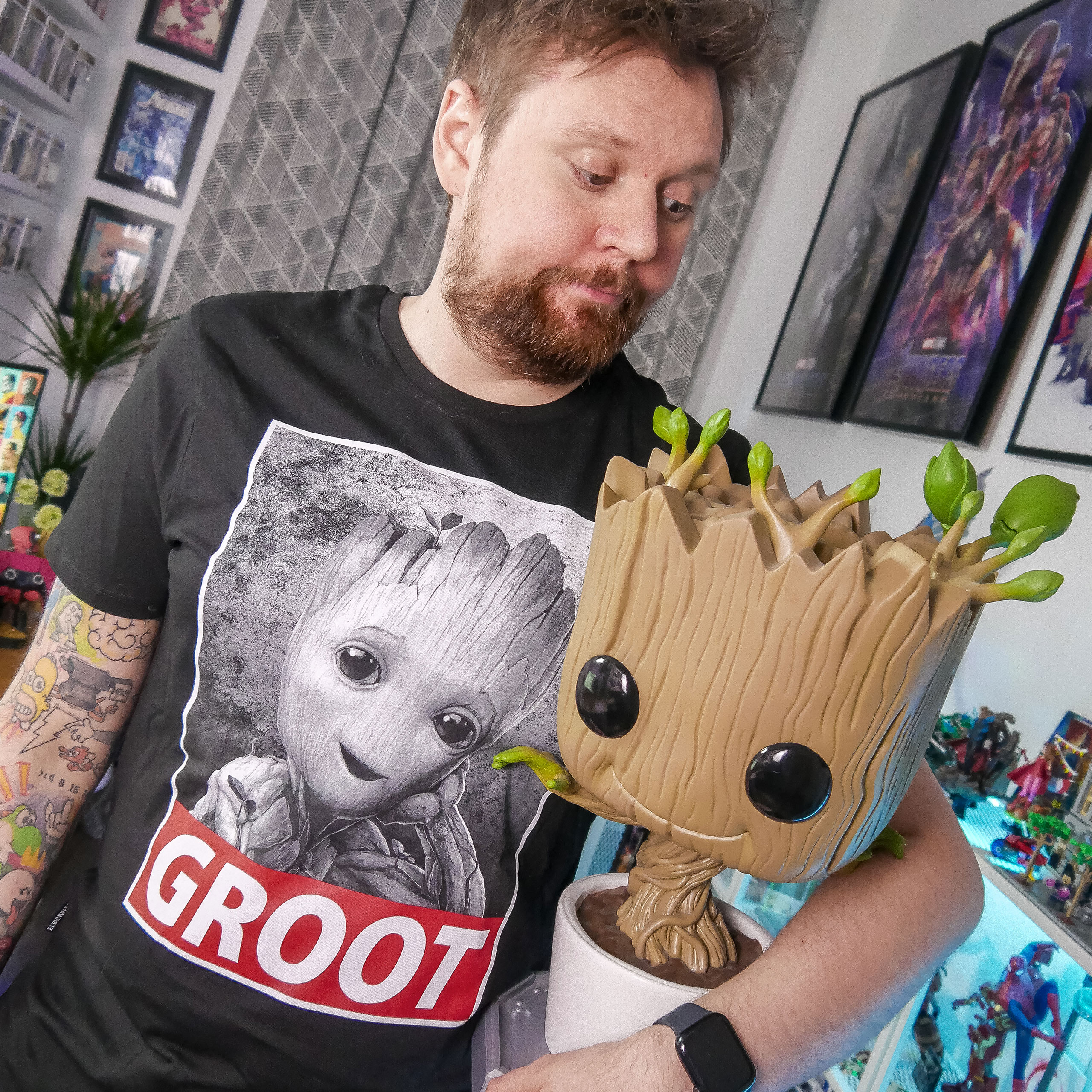 Baby Groot T-Shirt schwarz - Marvel