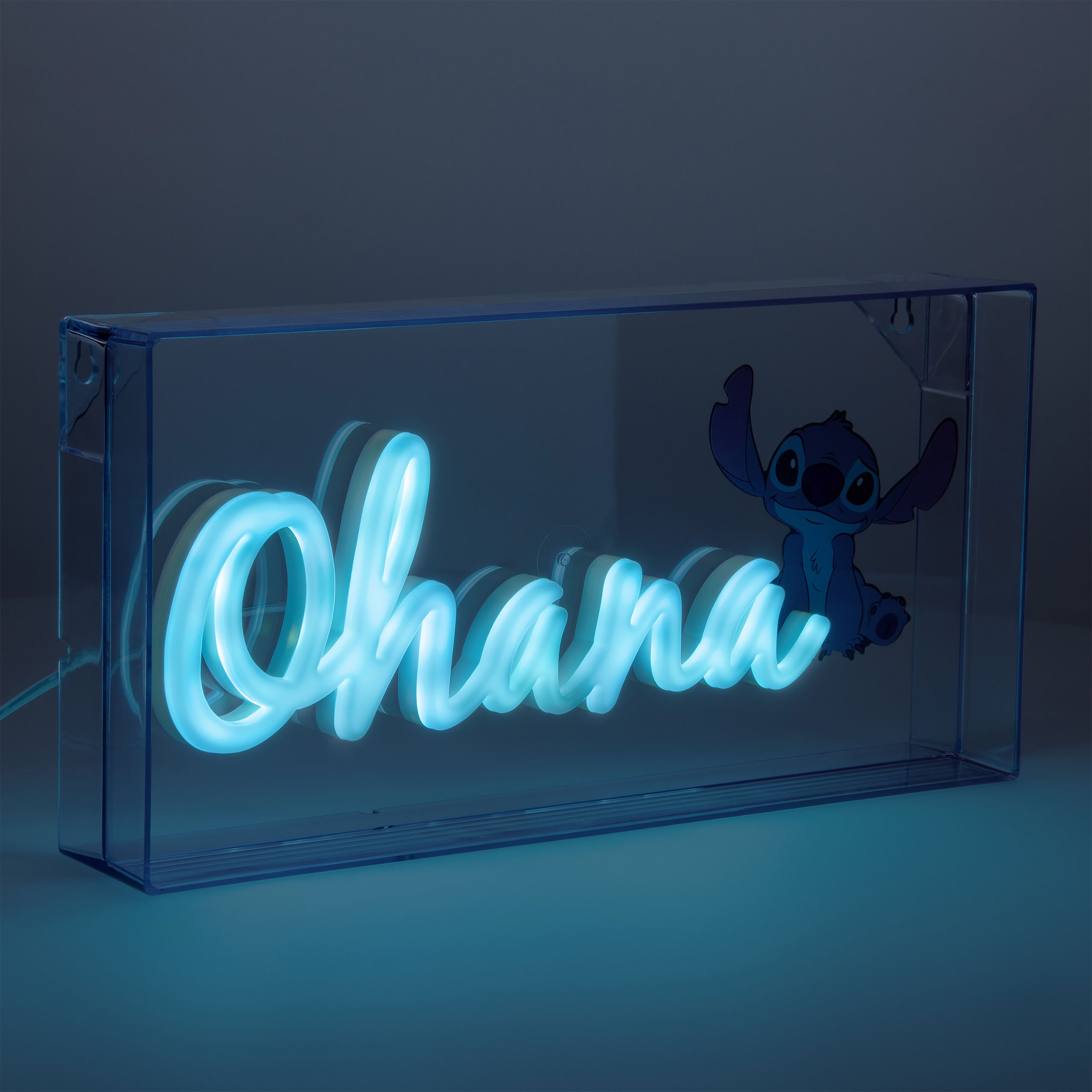 Stitch Ohana Neon Lampe - Lilo & Stitch