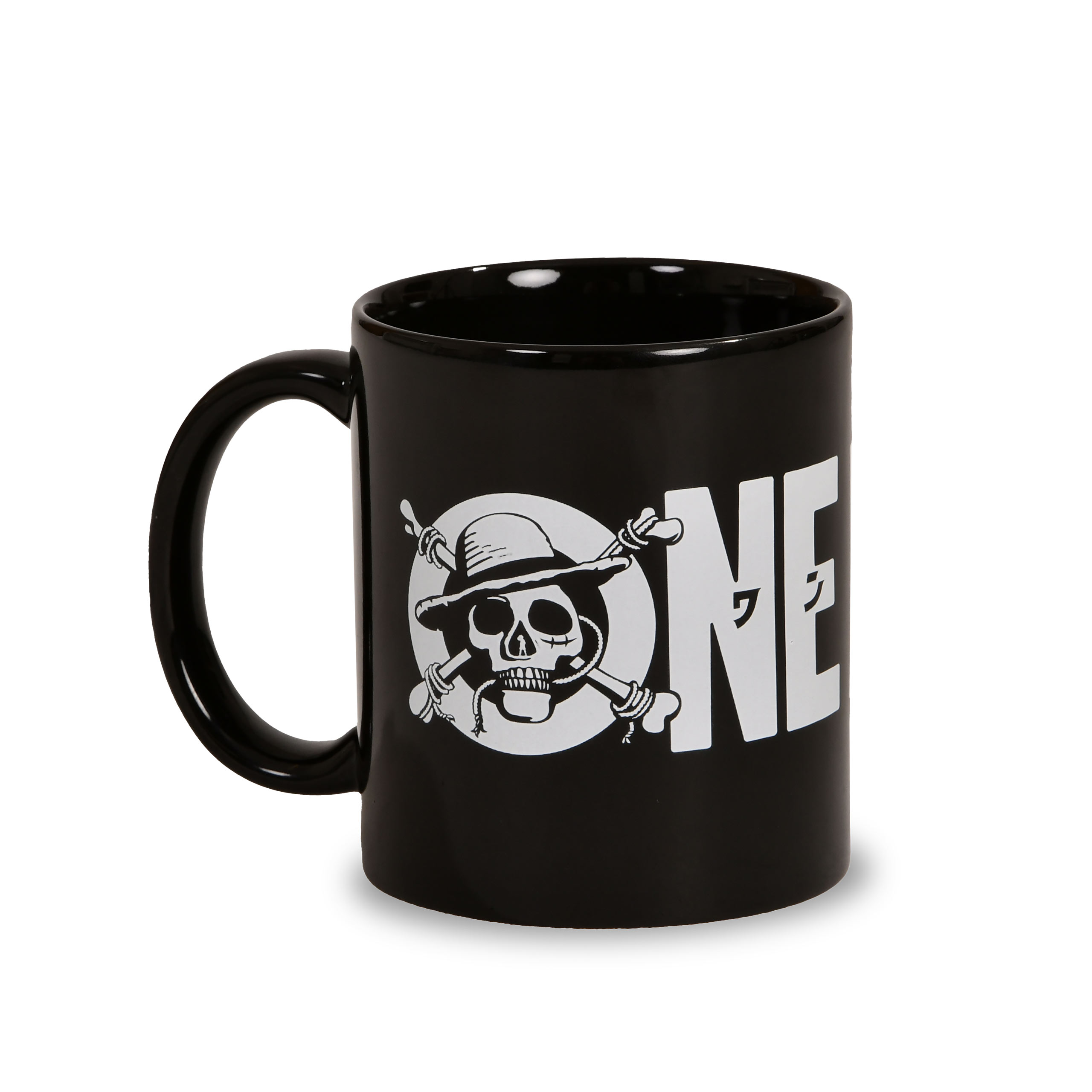 One Piece Netflix - Logo Tasse schwarz