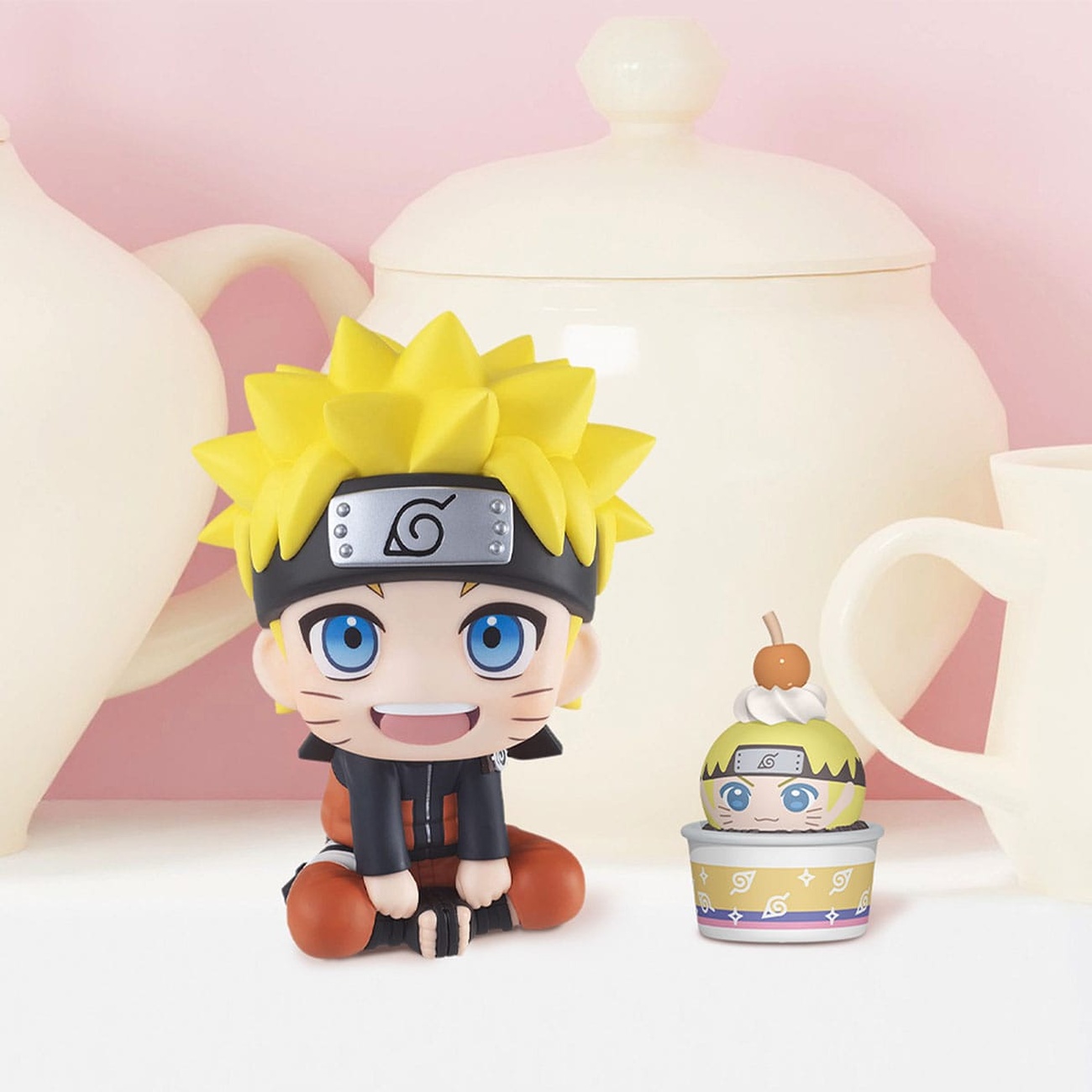 Naruto Shippuden Tsumichen Stack up & Change figuras coleccionables pack de 6 8 cm (con regalo)
