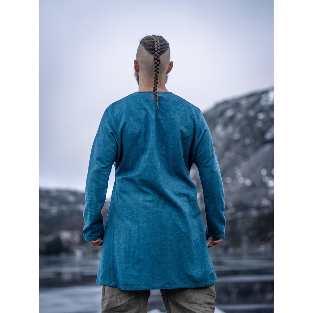 Mittelalter Tunika Ragnar blau