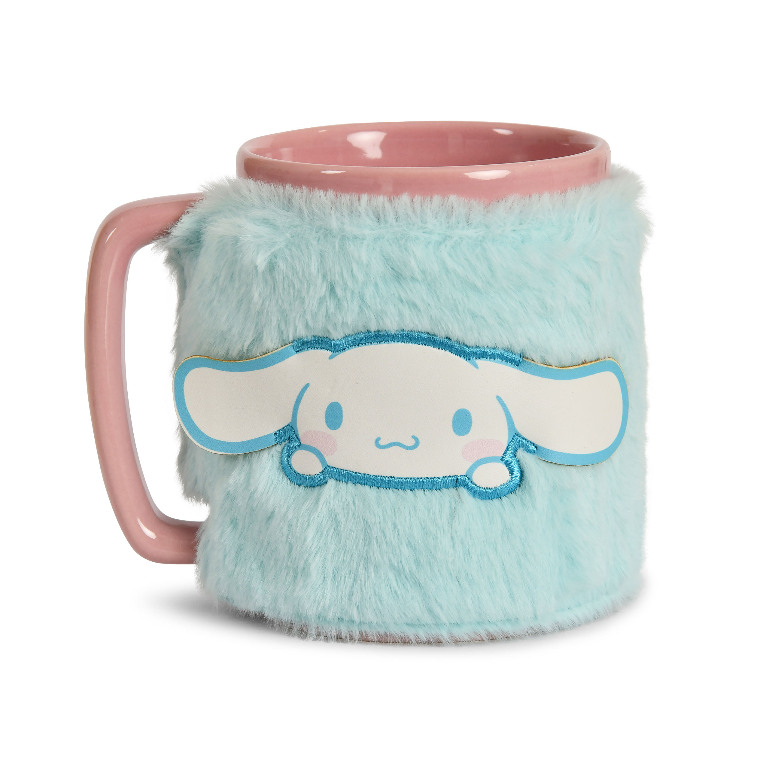 Hello Kitty - Cinnamoroll Tasse mit Plüschüberzug