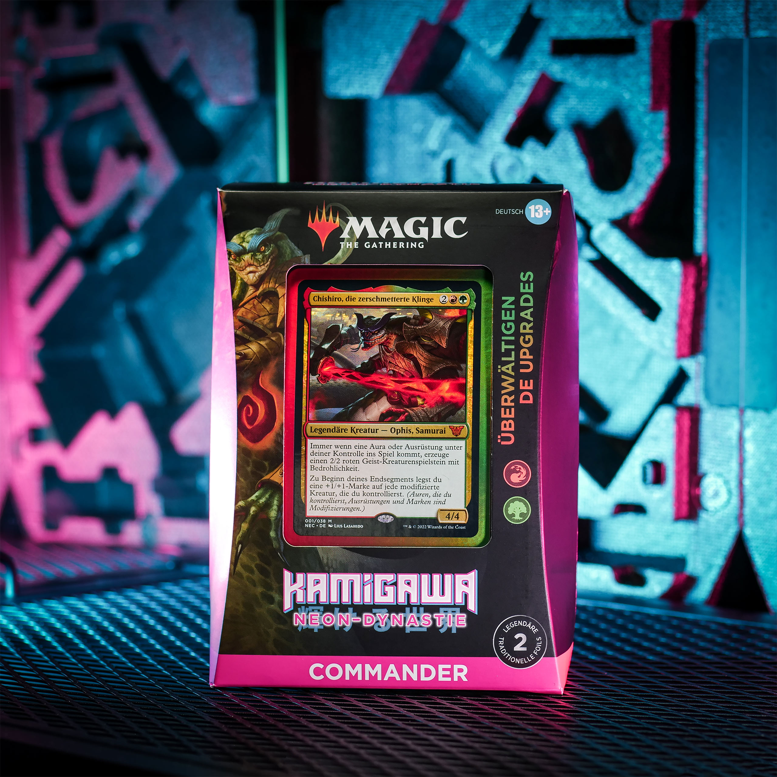 Magic The Gathering - Kamigawa Neon Dynasty Commander Deck Overwhelming Upgrades