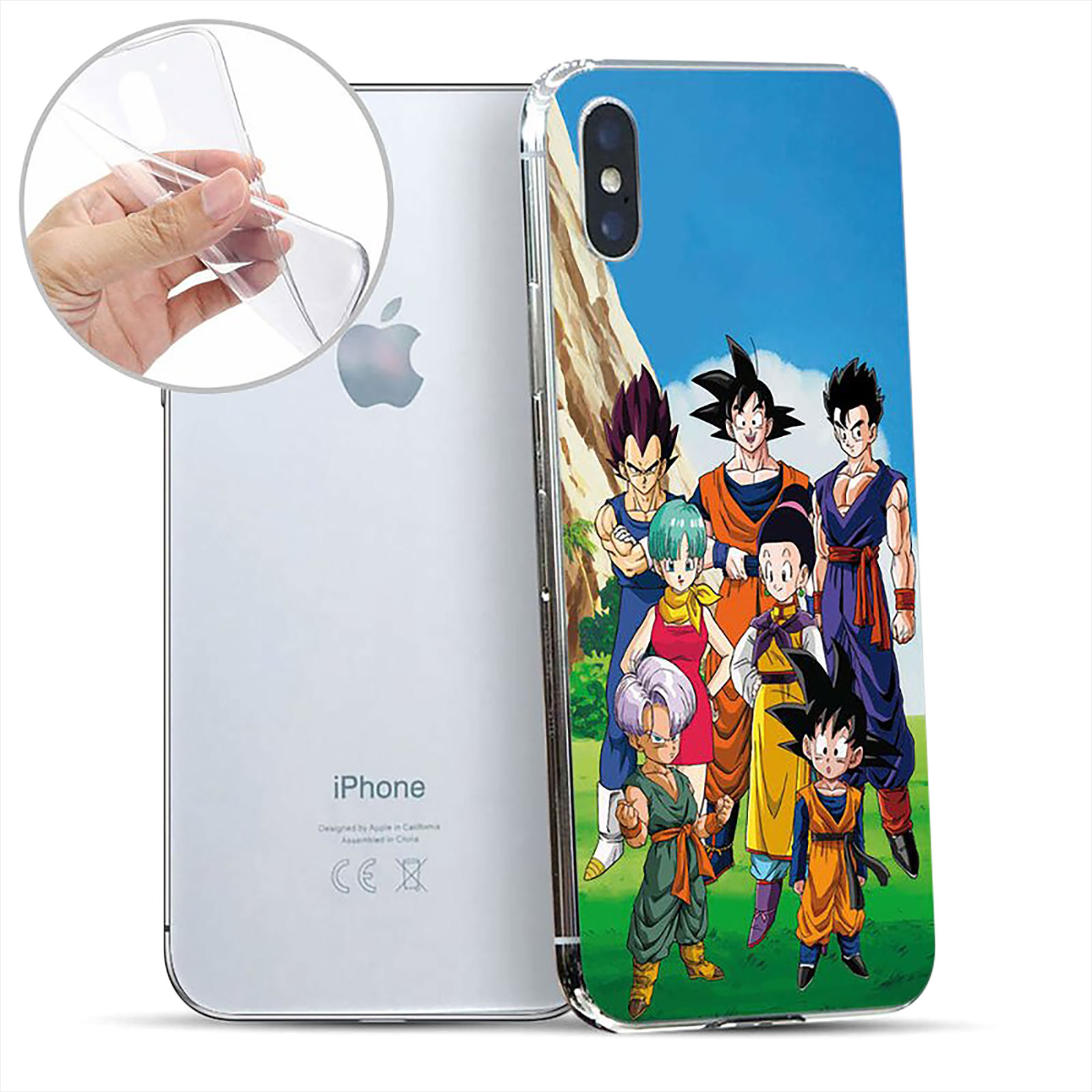 Dragon Ball Z - Family & Friends iPhone X / XS Handyhülle Silikon