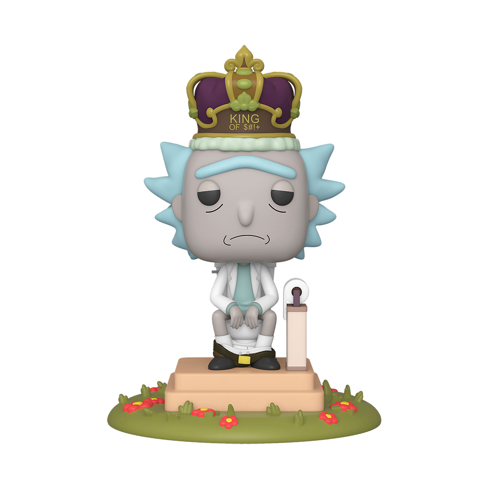 Rick and Morty - King Rick with sound Funko Pop Figurine 17 cm
