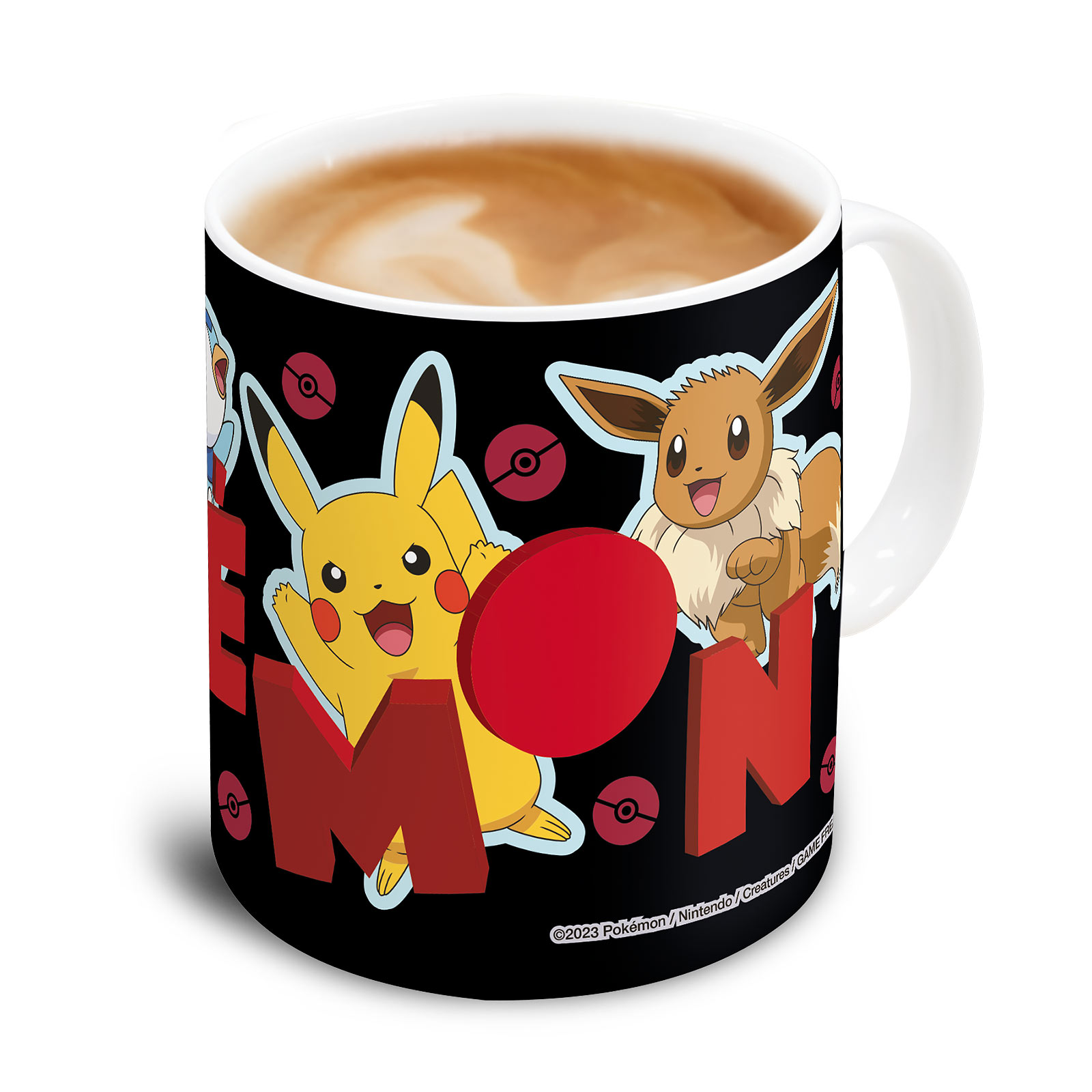 Pokemon - Tasse à effet thermique de l'équipe