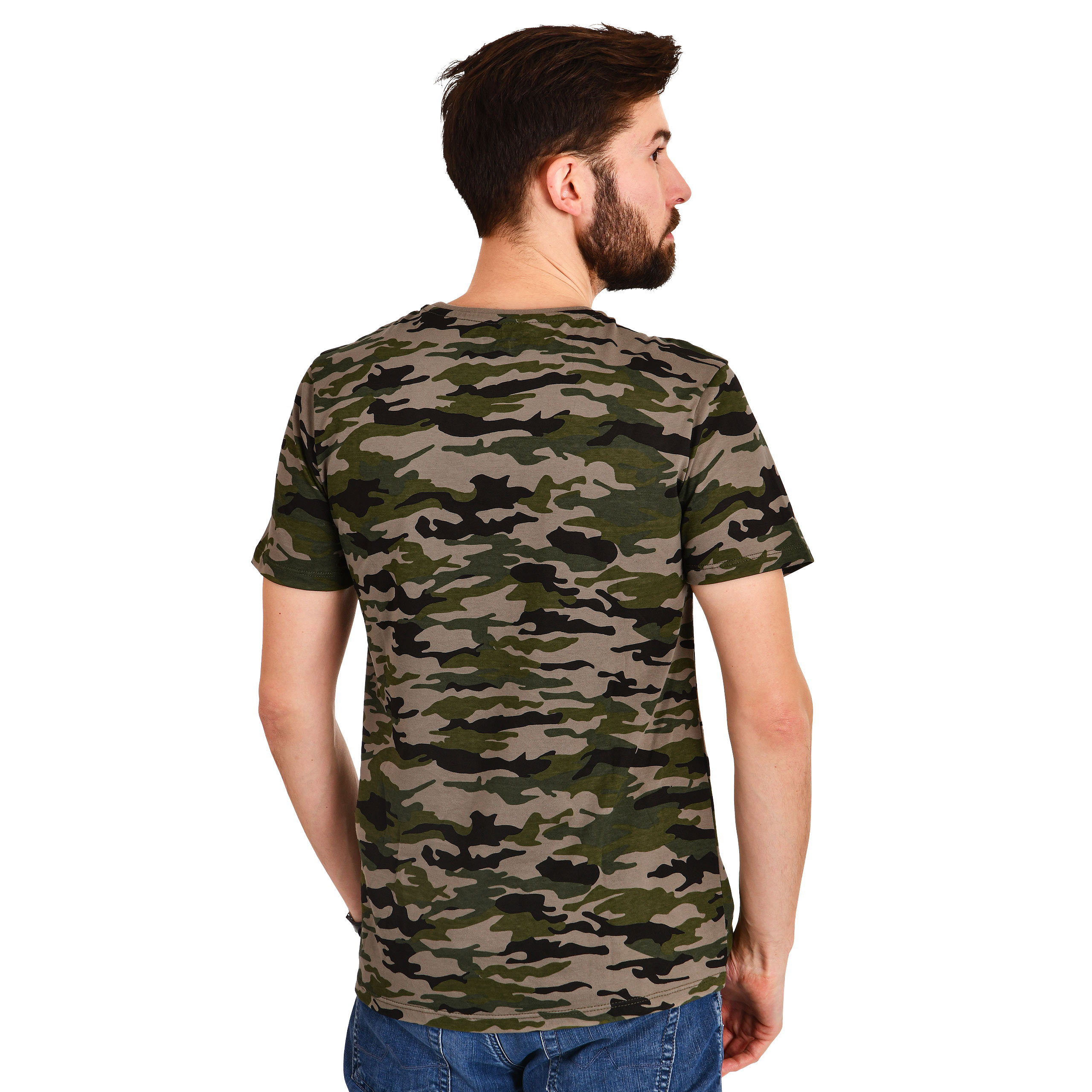 The Mandalorian Camouflage Logo T-Shirt - Star Wars