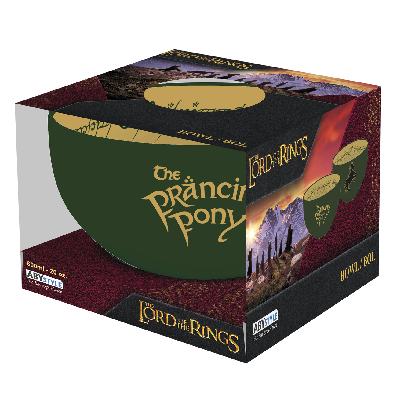 Der Herr der Ringe - Zum Tänzelnden Pony Müslischale grün