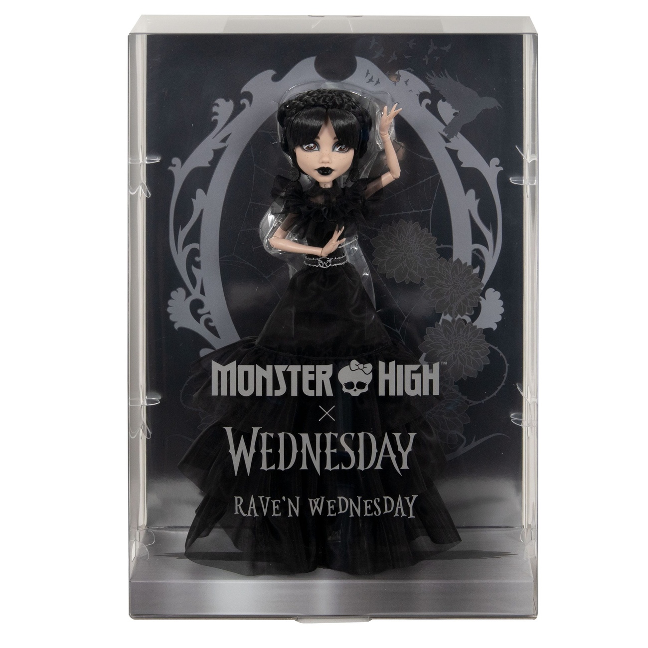 Bambola Monster High x Wednesday Rave'n Wednesday