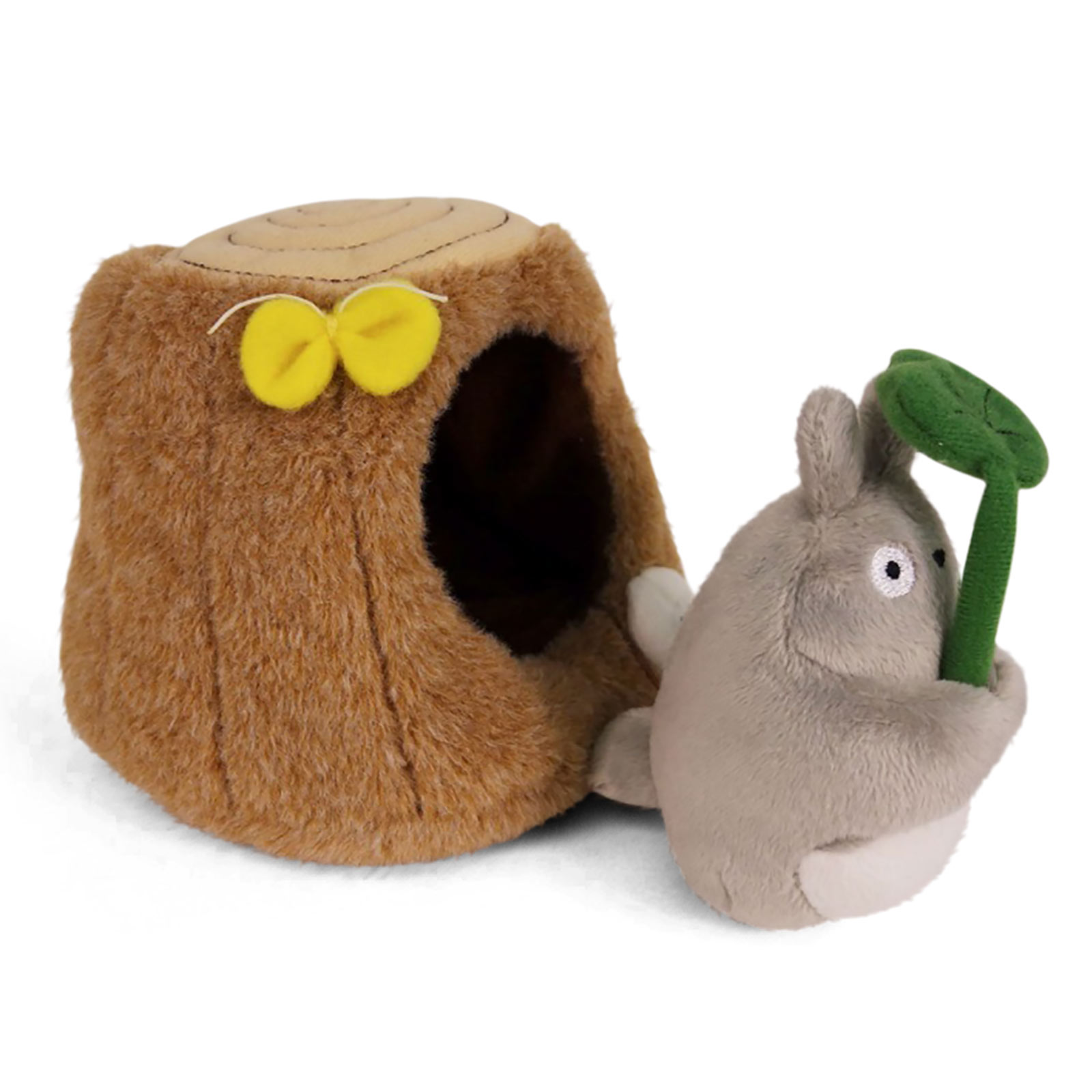 Totoro - Plüsch Figur mit Baumstamm