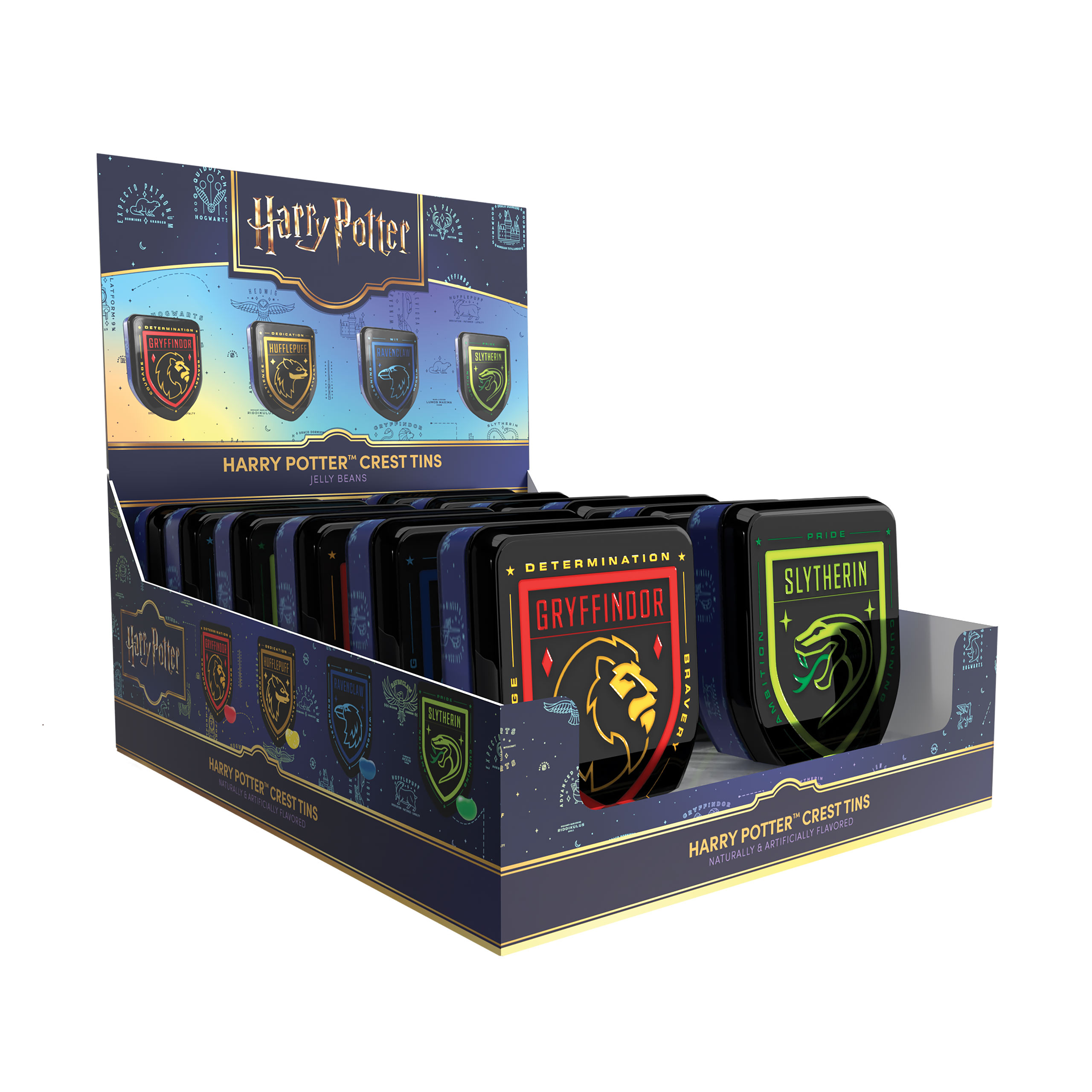 Harry Potter - House Crest Tin with Jelly Beans