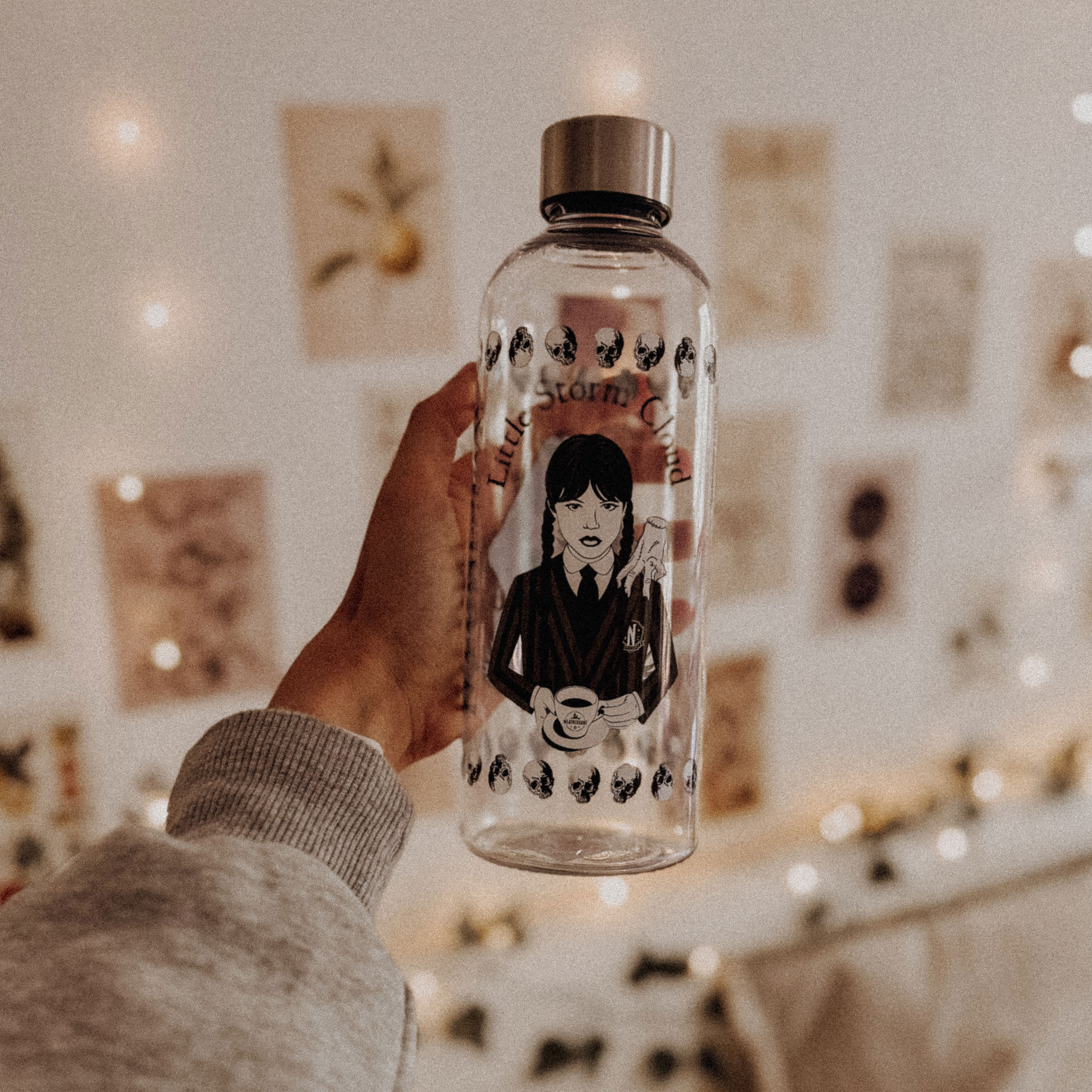 Mercredi - Nous Préférons Spooky Bouteille d'eau