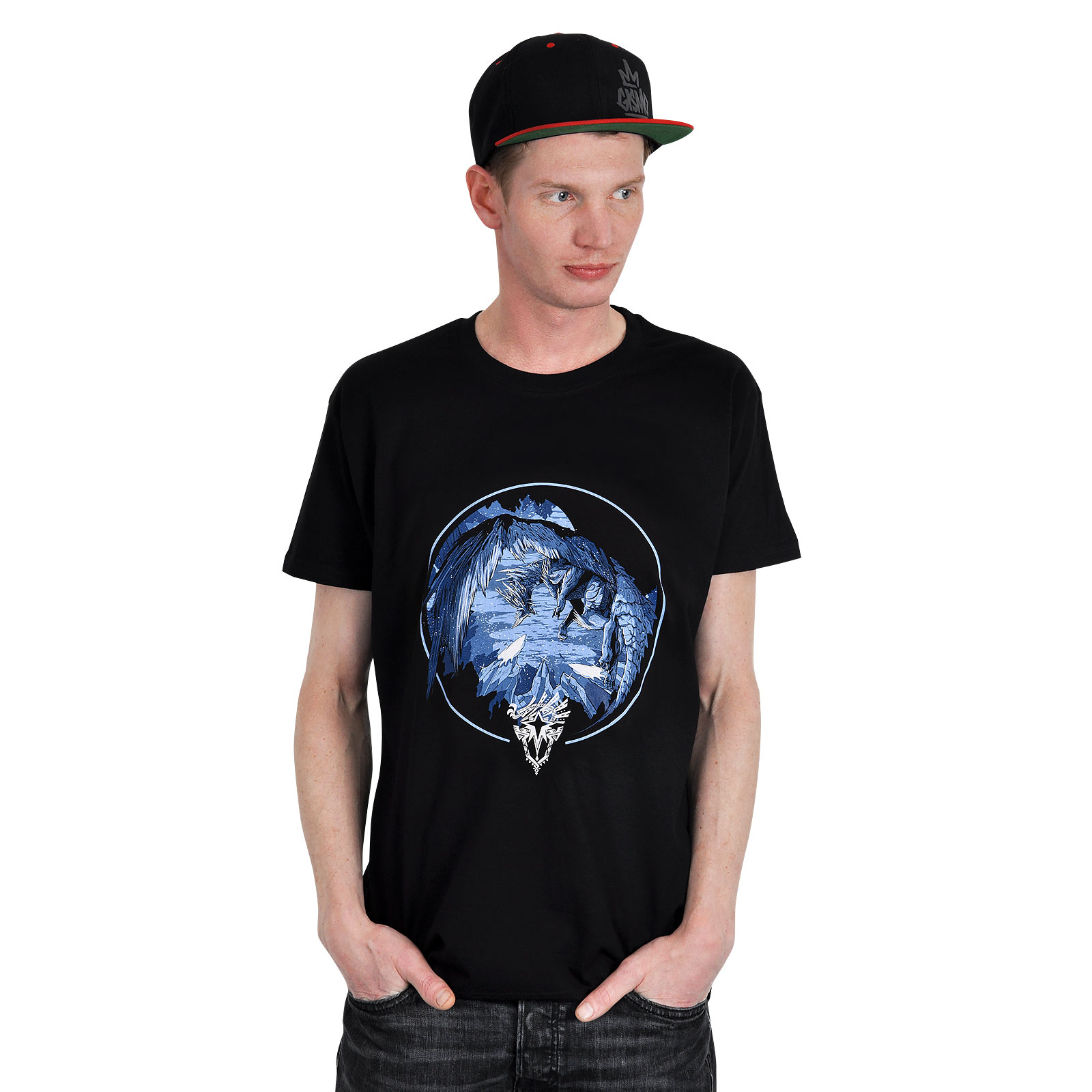 Monster Hunter - Velkhana T-Shirt schwarz