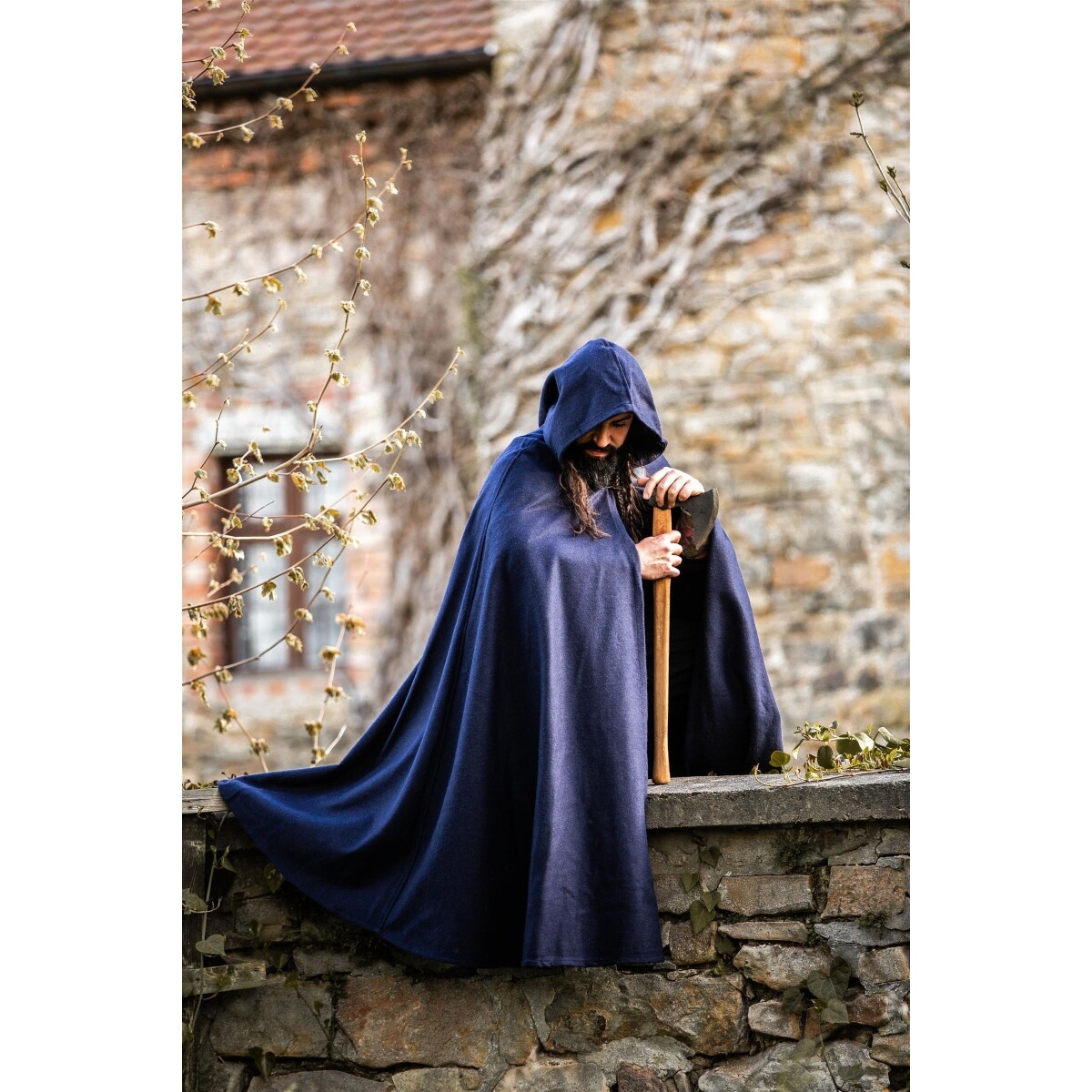 Medieval Wool Cloak Ilmar 131 cm