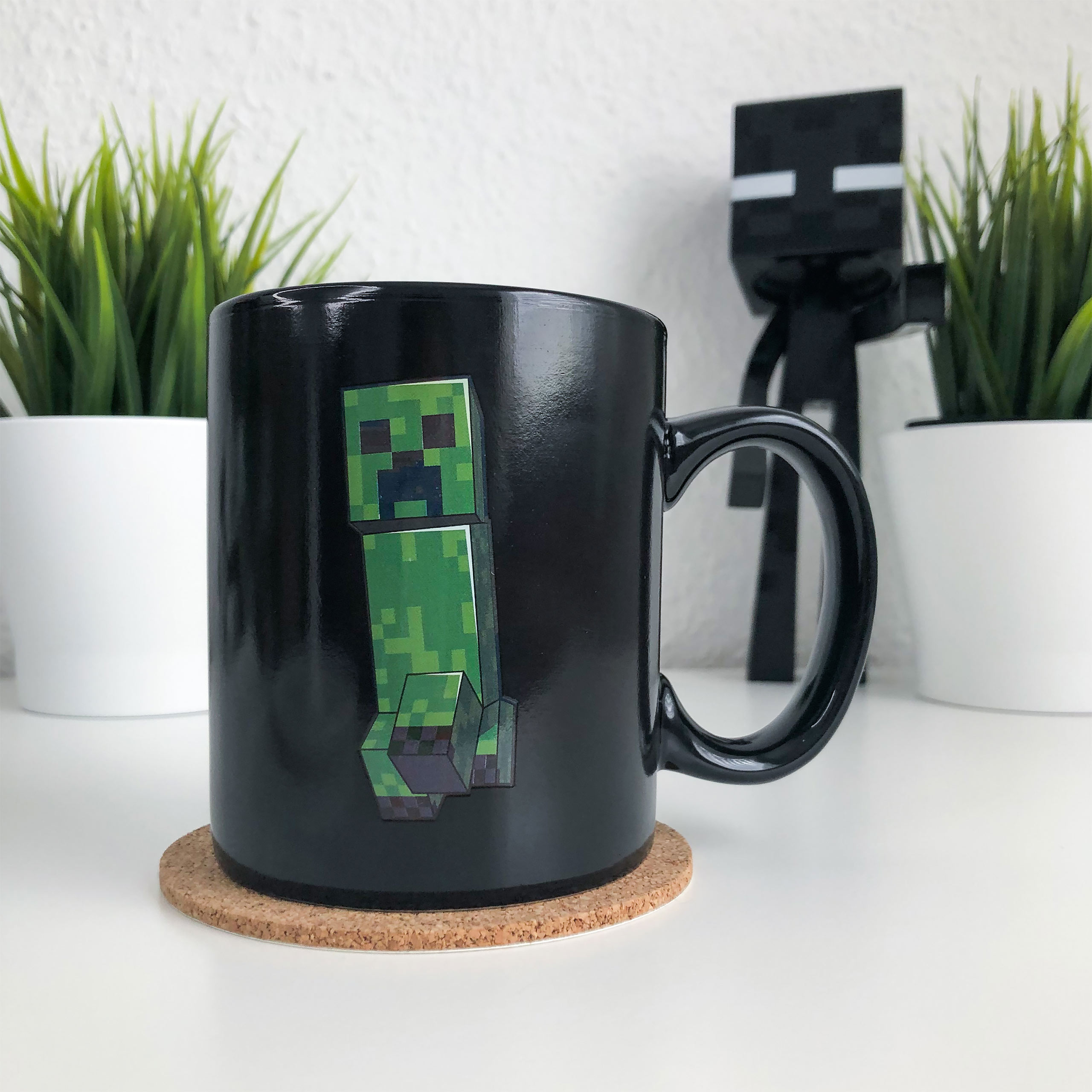 Minecraft - Creeper Thermoeffekt Tasse