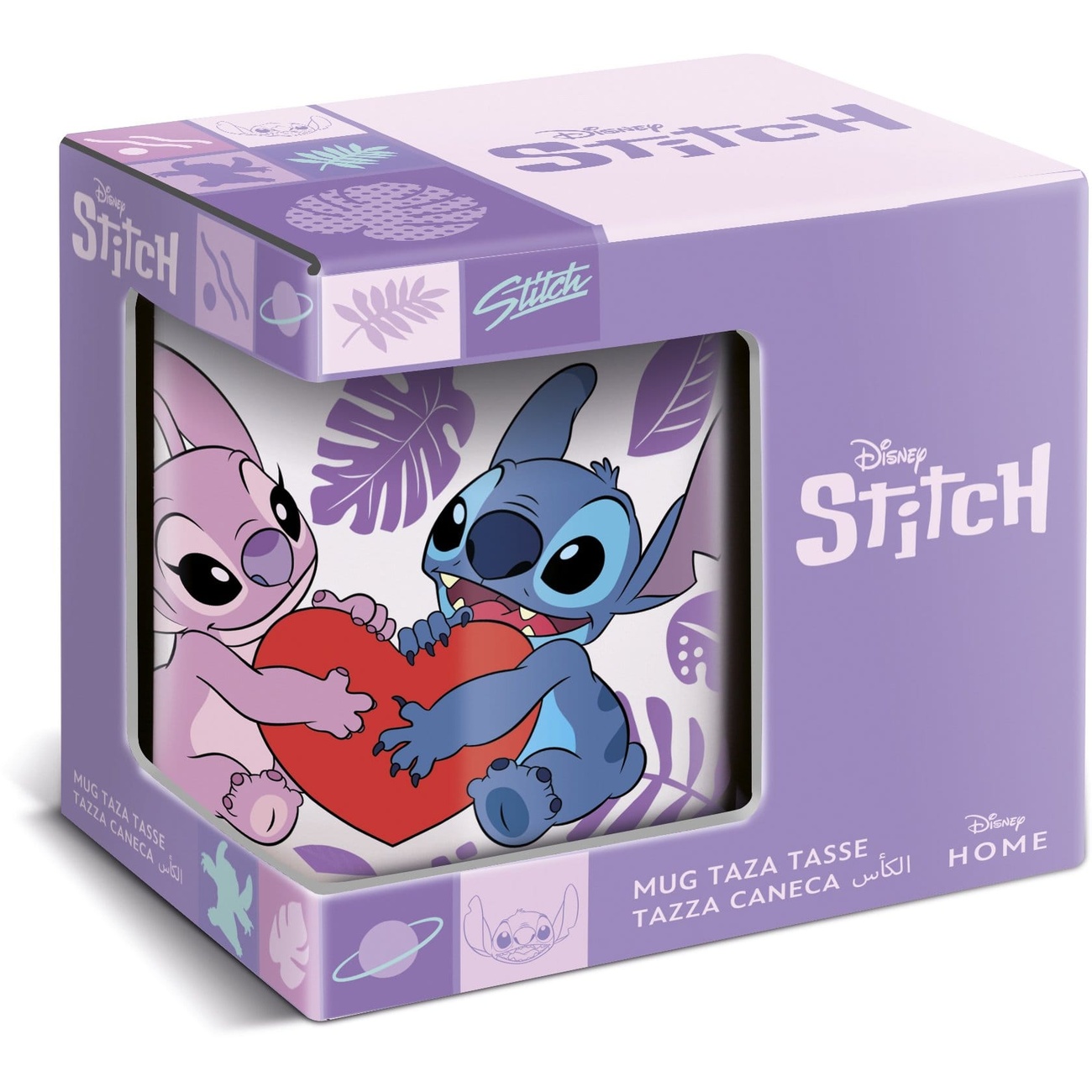 Kubek Lilo & Stitch Angel & Stitch Heart 325 ml