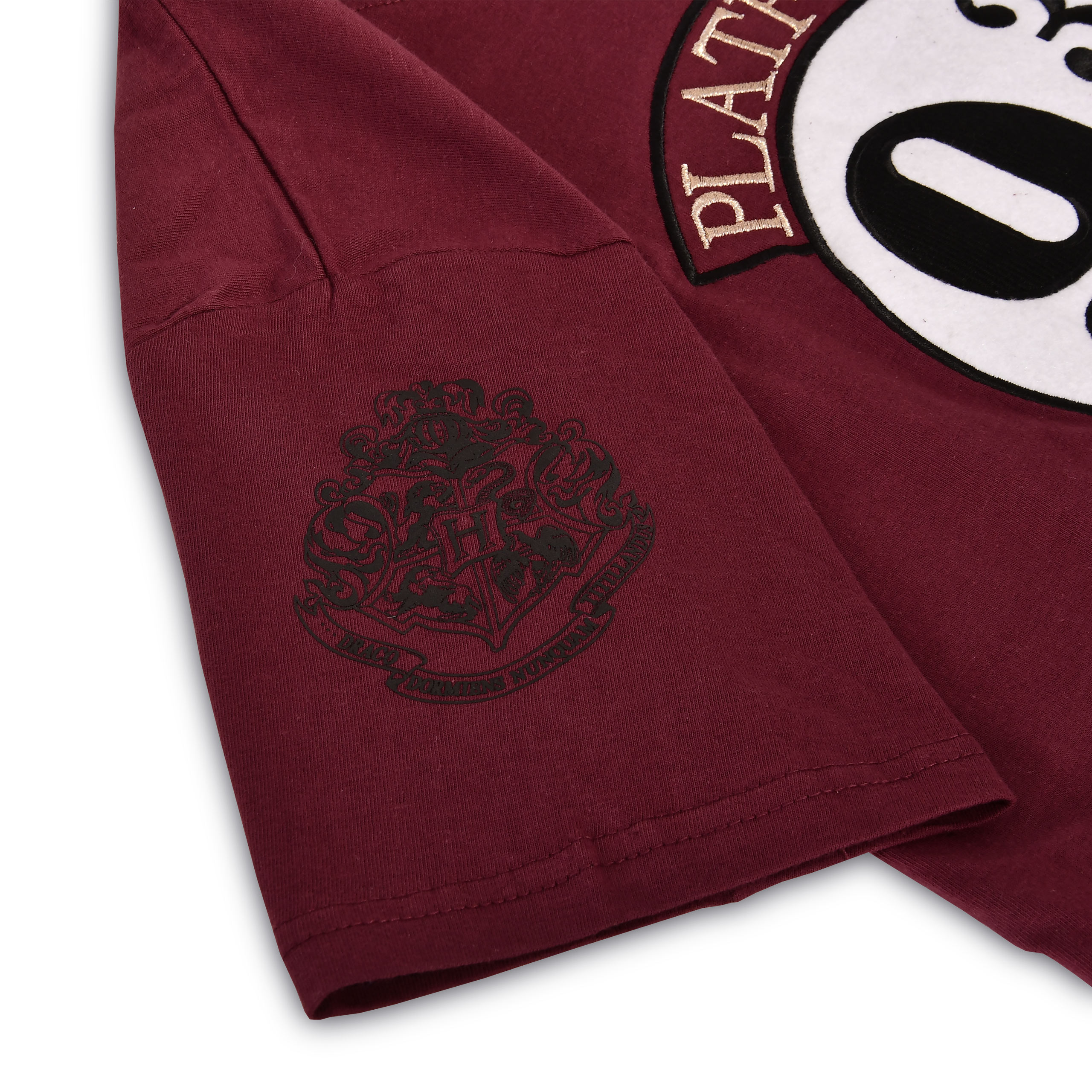 Maglietta Donna Harry Potter Ufficiale – Hogwarts Express Platform 9-3/4 – Rossa – Taglia X-Large