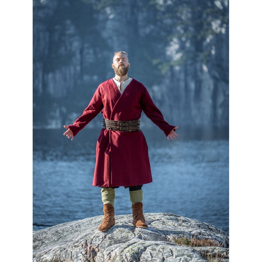 Medieval Wool Tunic Balder red