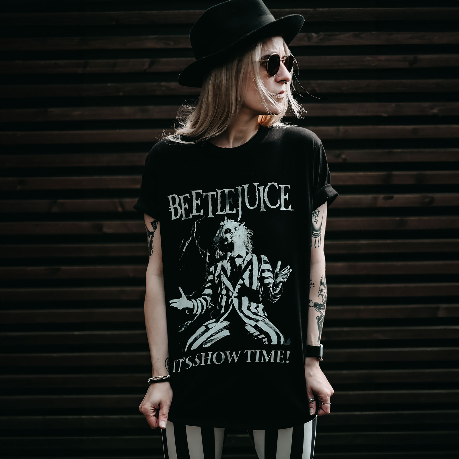 Beetlejuice - C'est l'heure du spectacle! T-shirt noir