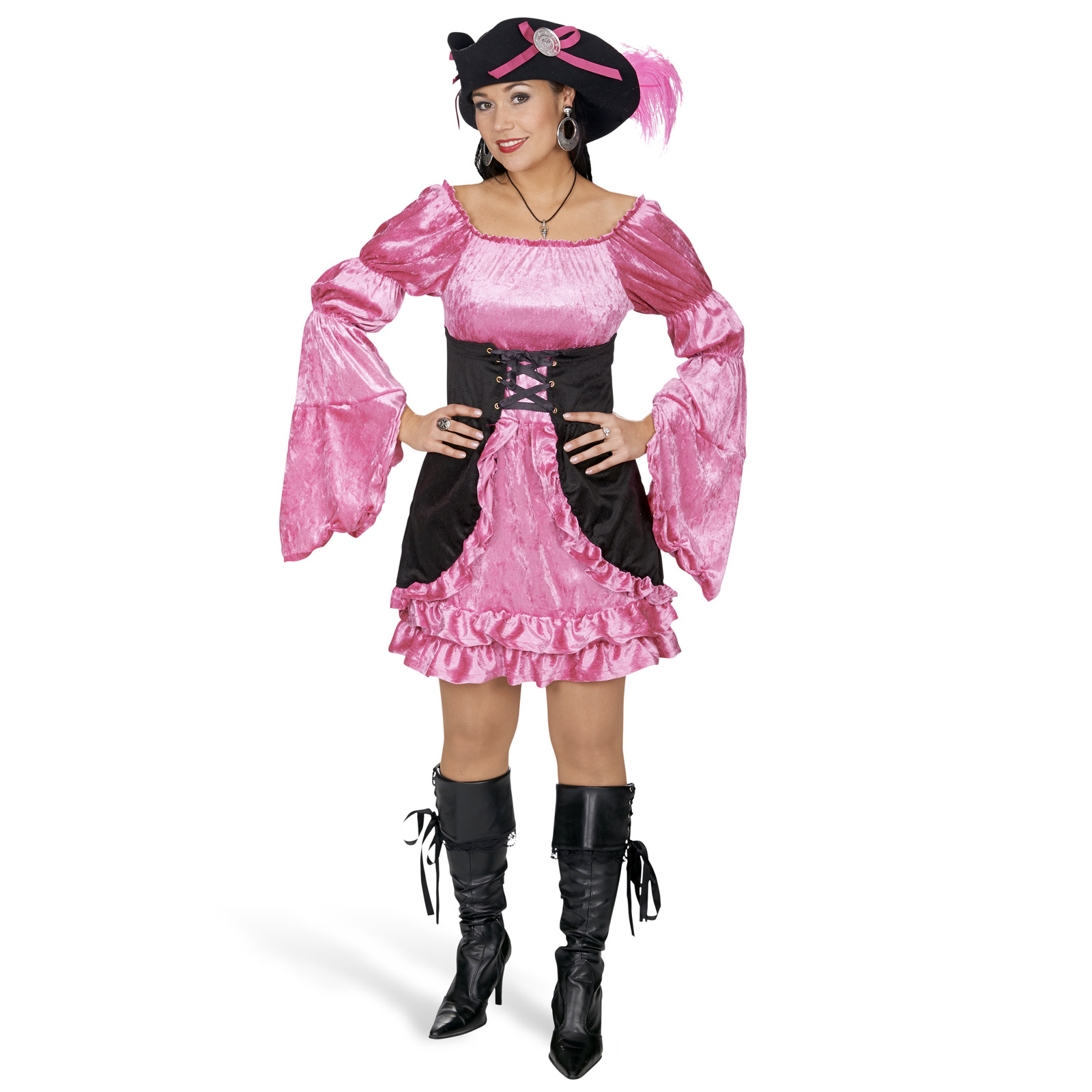 Piraat Lady roze