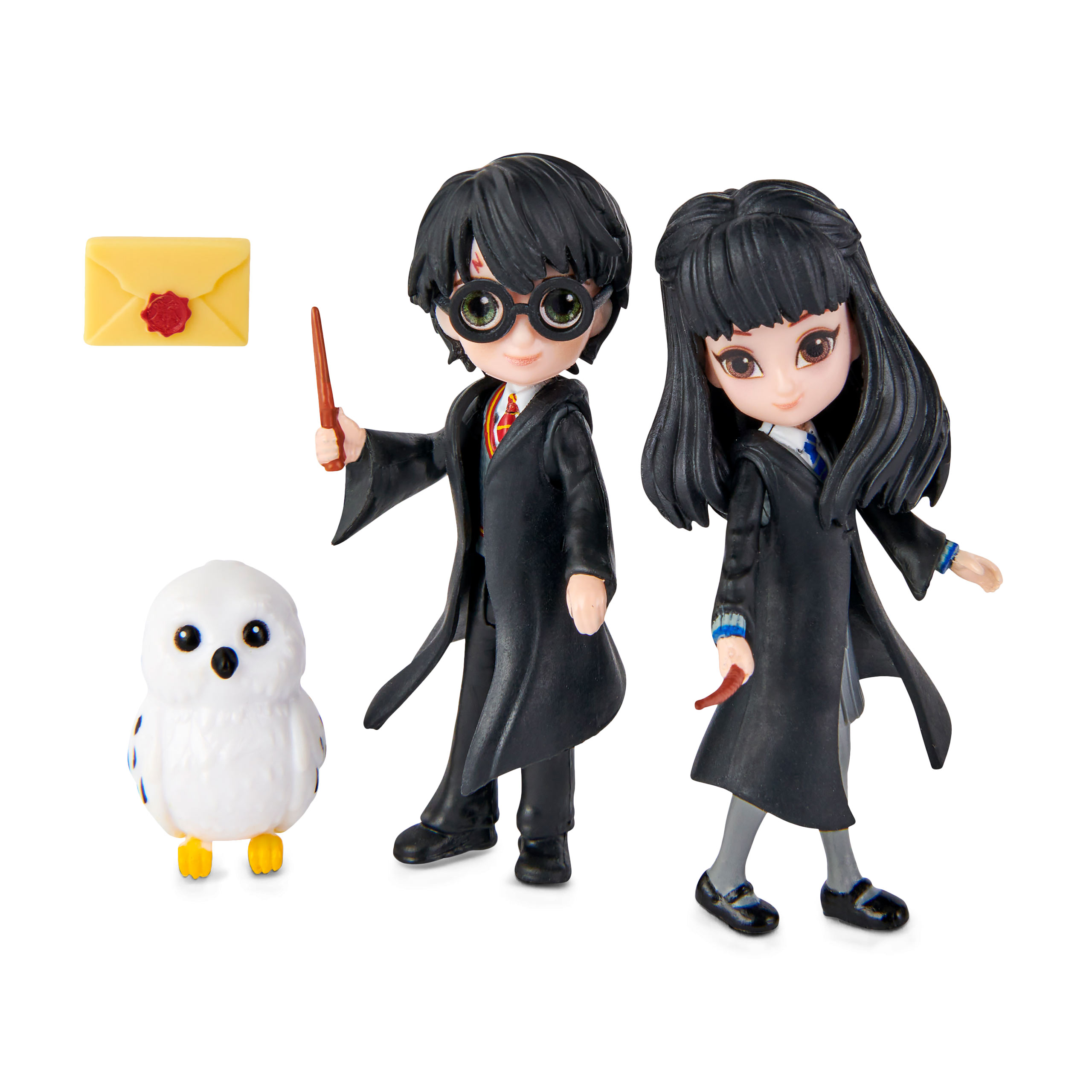 Harry Potter - Harry, Cho, Hedwig and Hogwarts Letter Collectible Figure Set