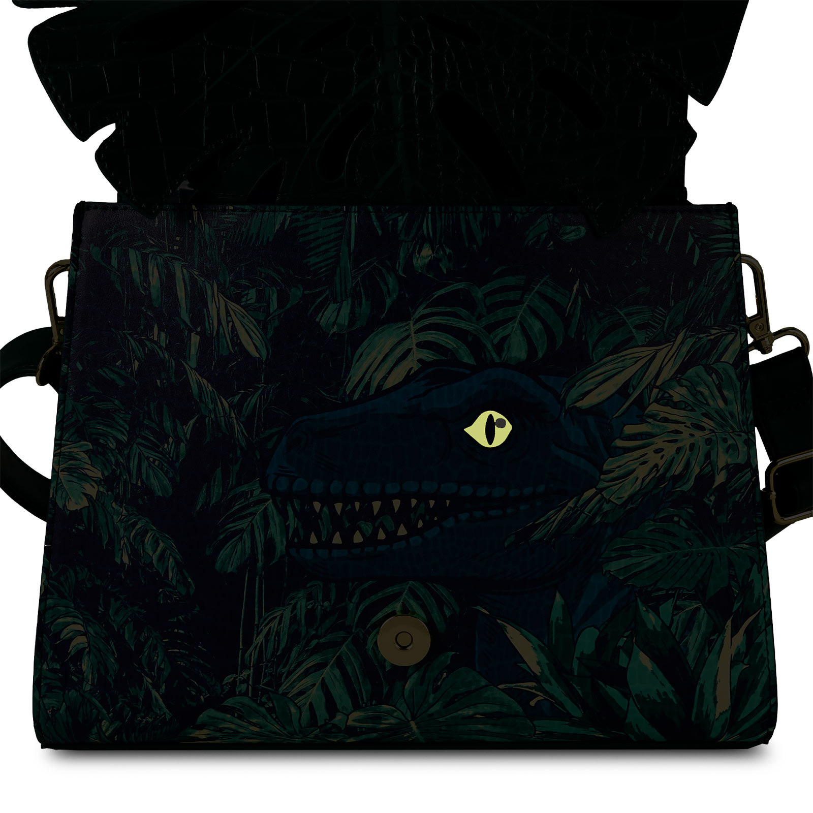 Bolso Bandolera Velociraptor Glow in the Dark - Jurassic World