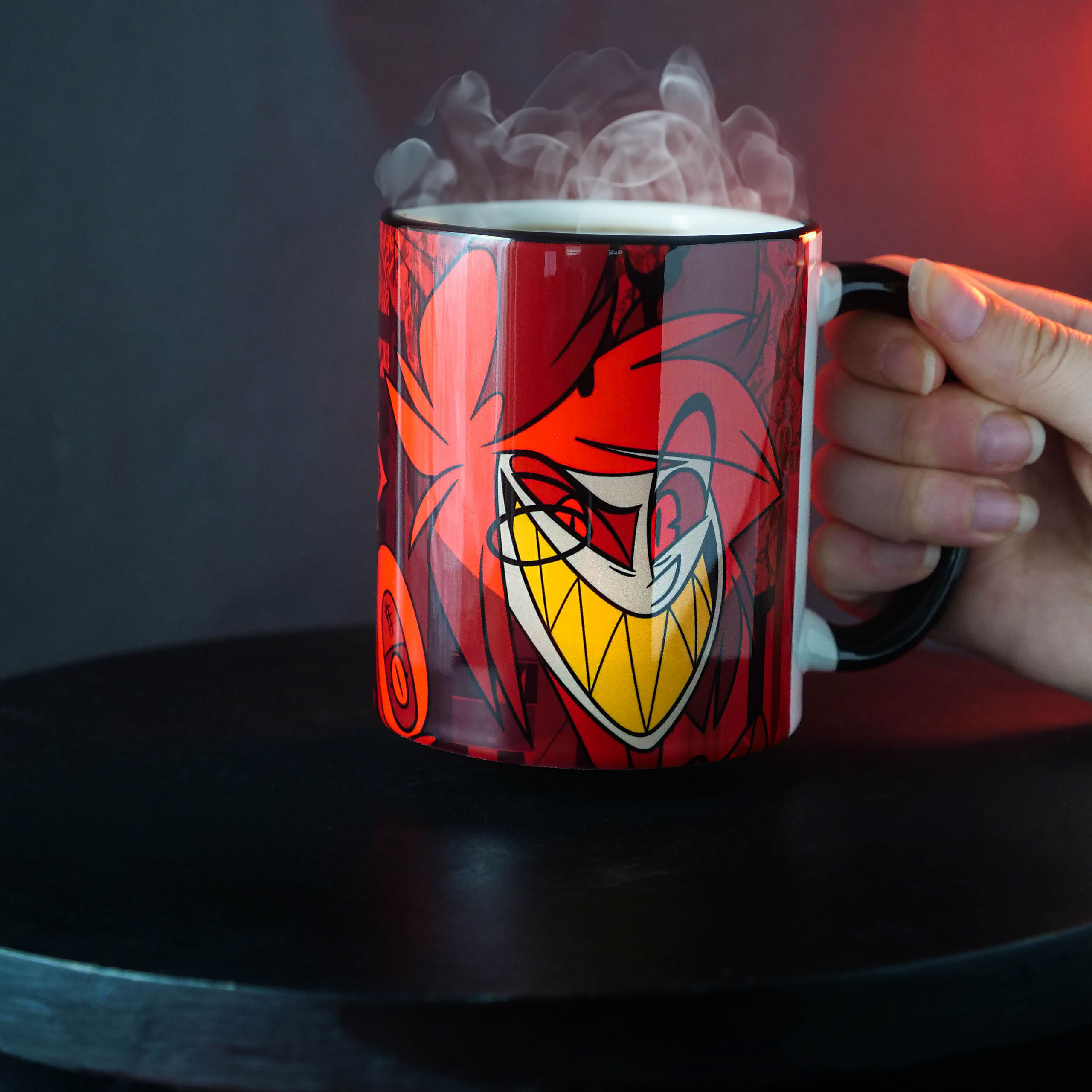 Taza Alastor para fans de Hazbin Hotel