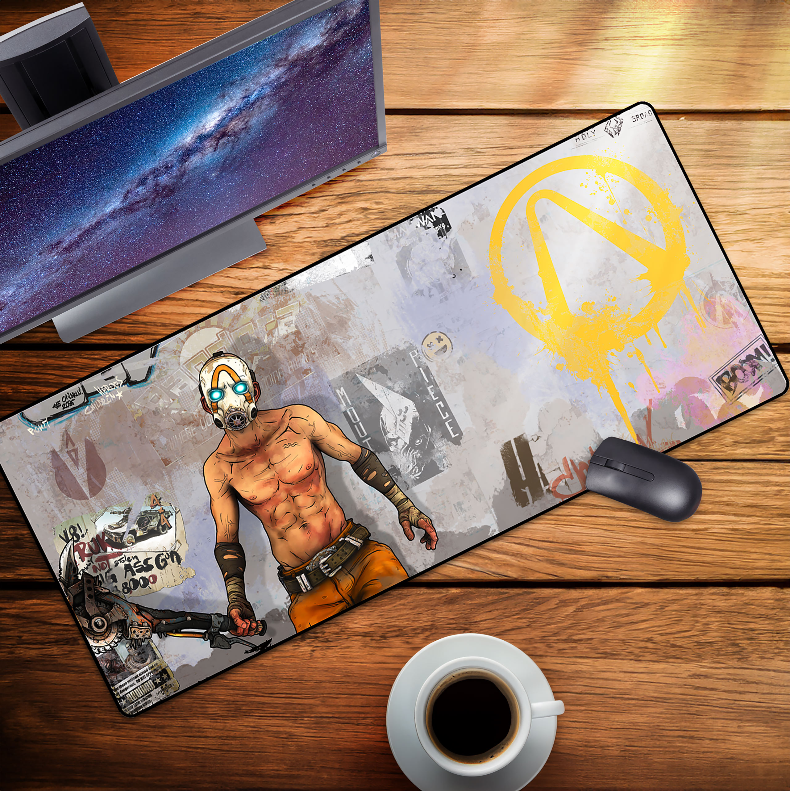 Borderlands - Psycho Graffiti Mousepad