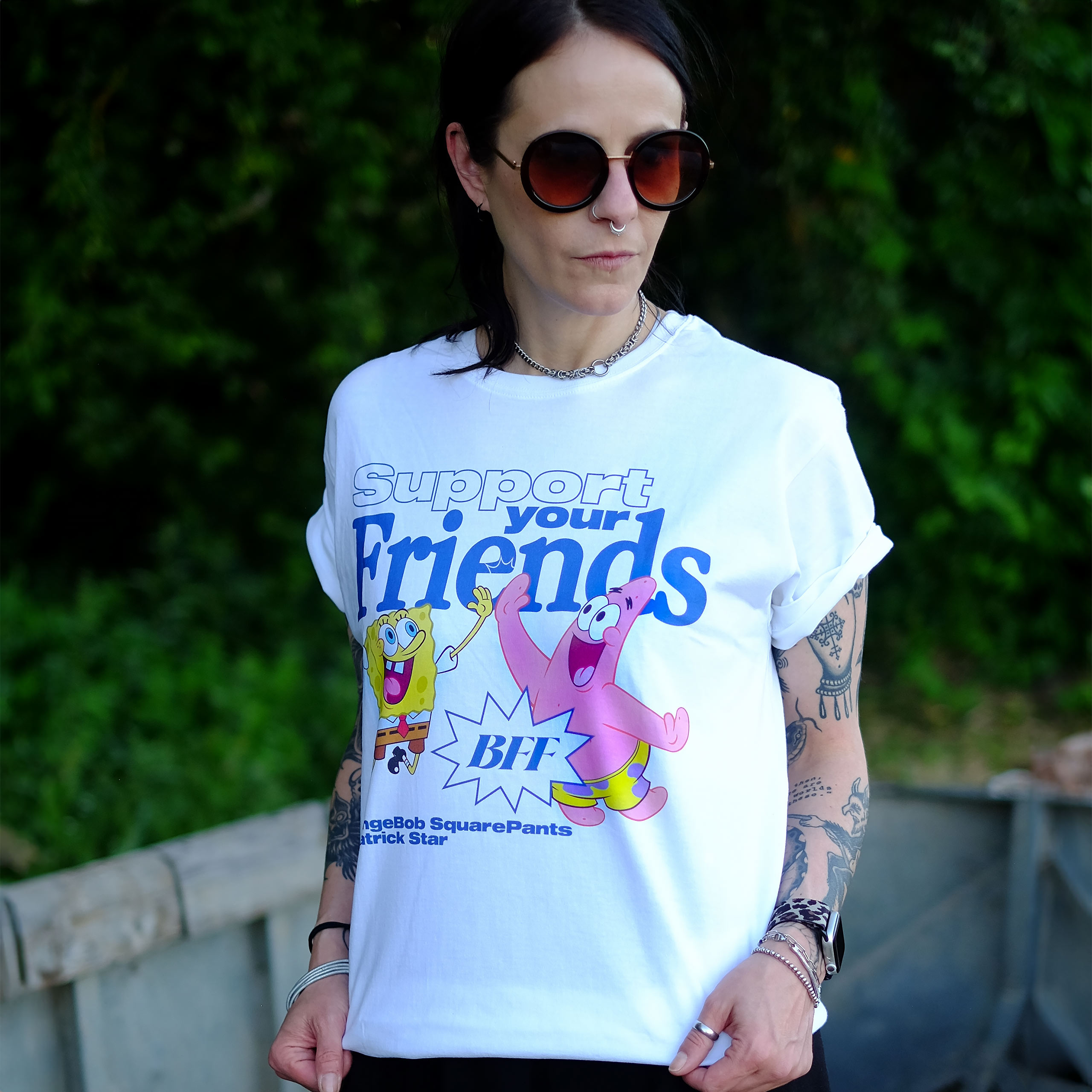 SpongeBob en Patrick Support Your Friends T-shirt