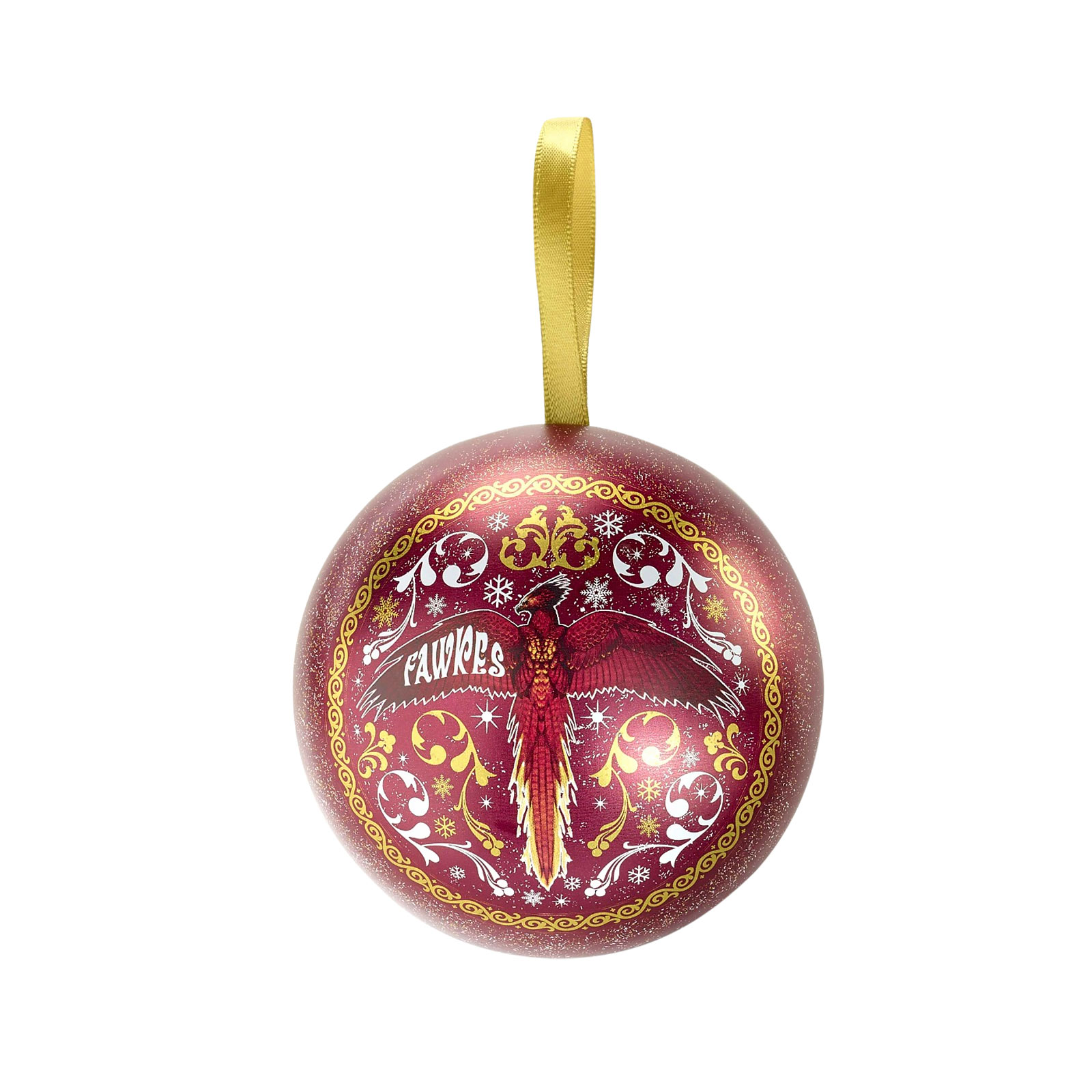 Harry Potter - Christmas ball with Fawkes necklace
