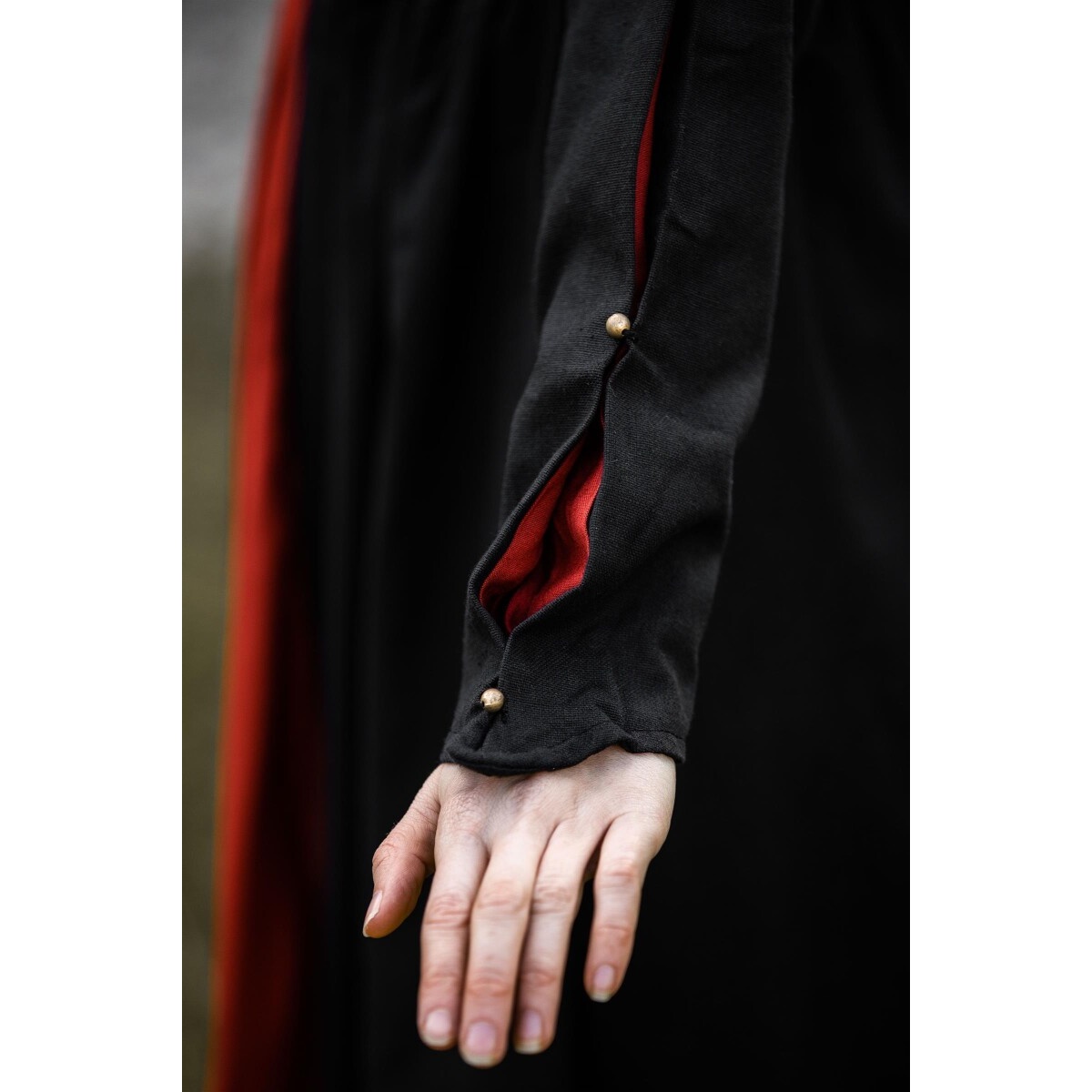 Medieval Dress Medusa black-red