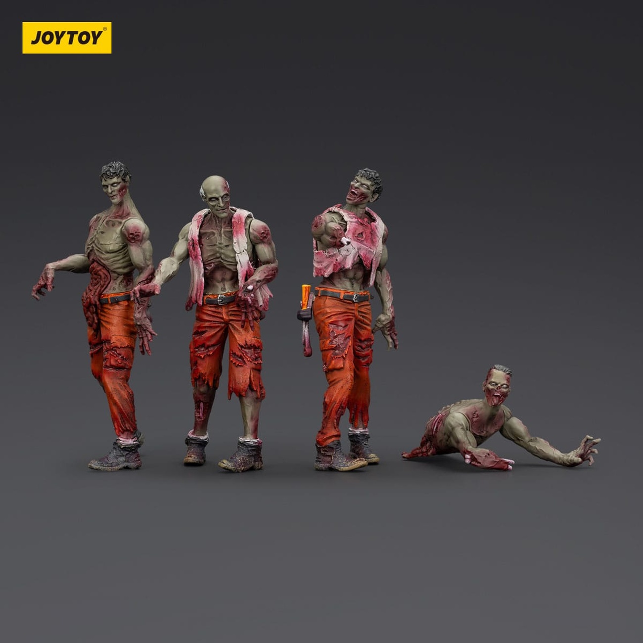 Zombie Dark Source actionfigurer 4-pack Mechanic Team 8 cm