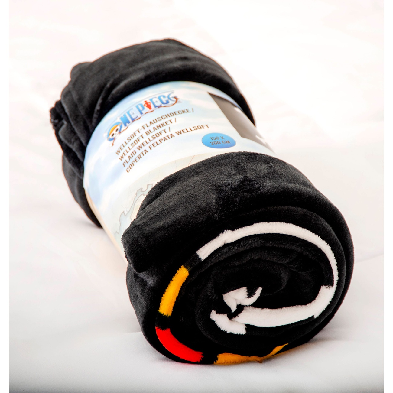One Piece flanellen fleece deken 150 x 200 cm
