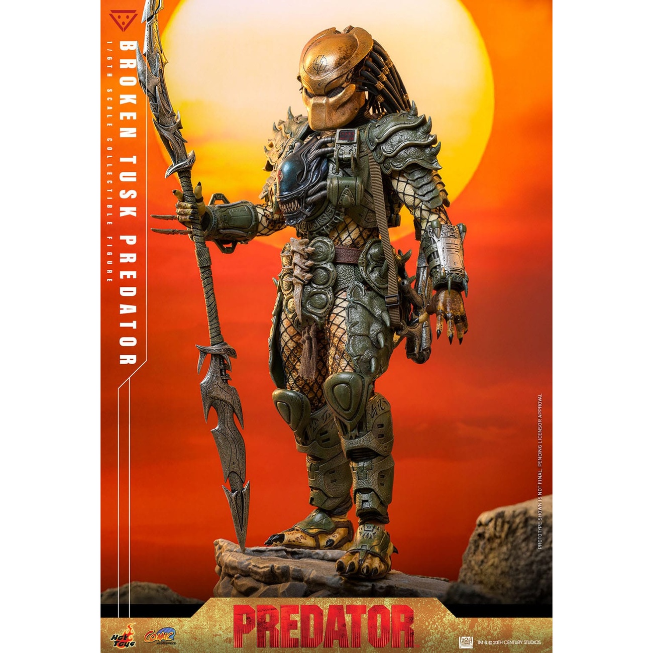 Alien vs. Predator - Broken Tusk Predator Masterpiece 1:6 Action Figure