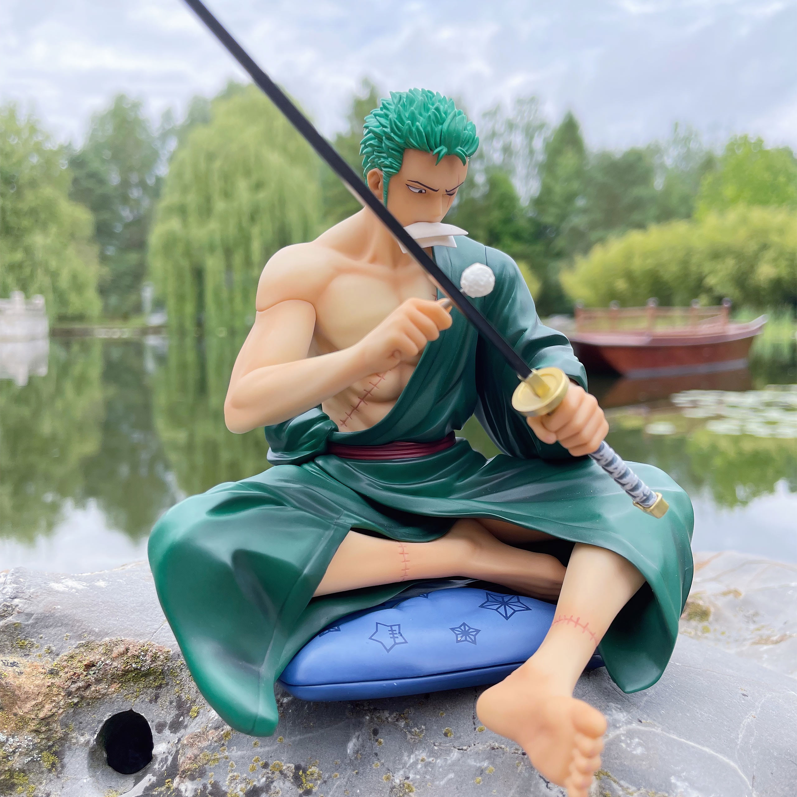 One Piece - Portret van Pirates Roronoa Zoro Standbeeld