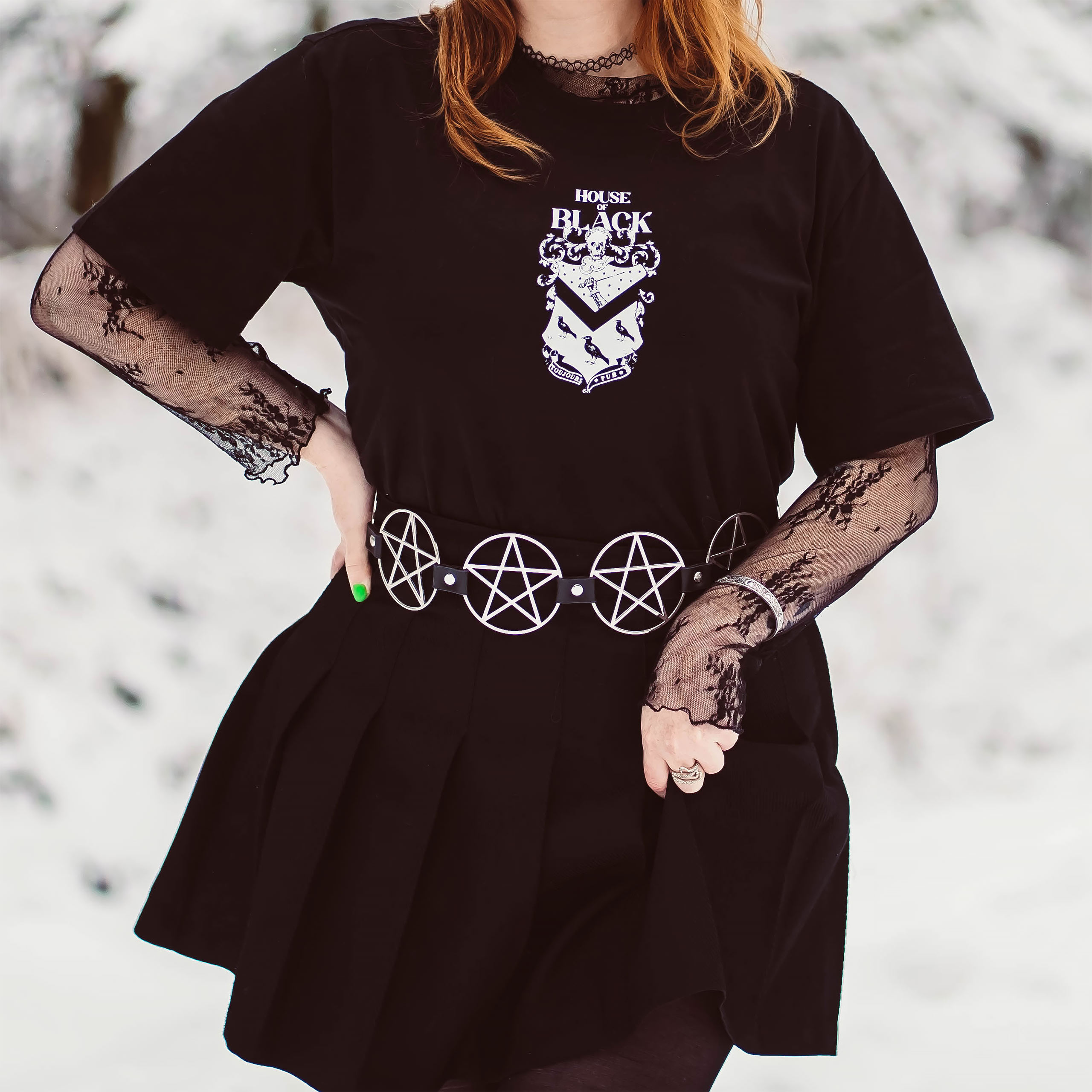 Harry Potter - Camiseta House of Black negra