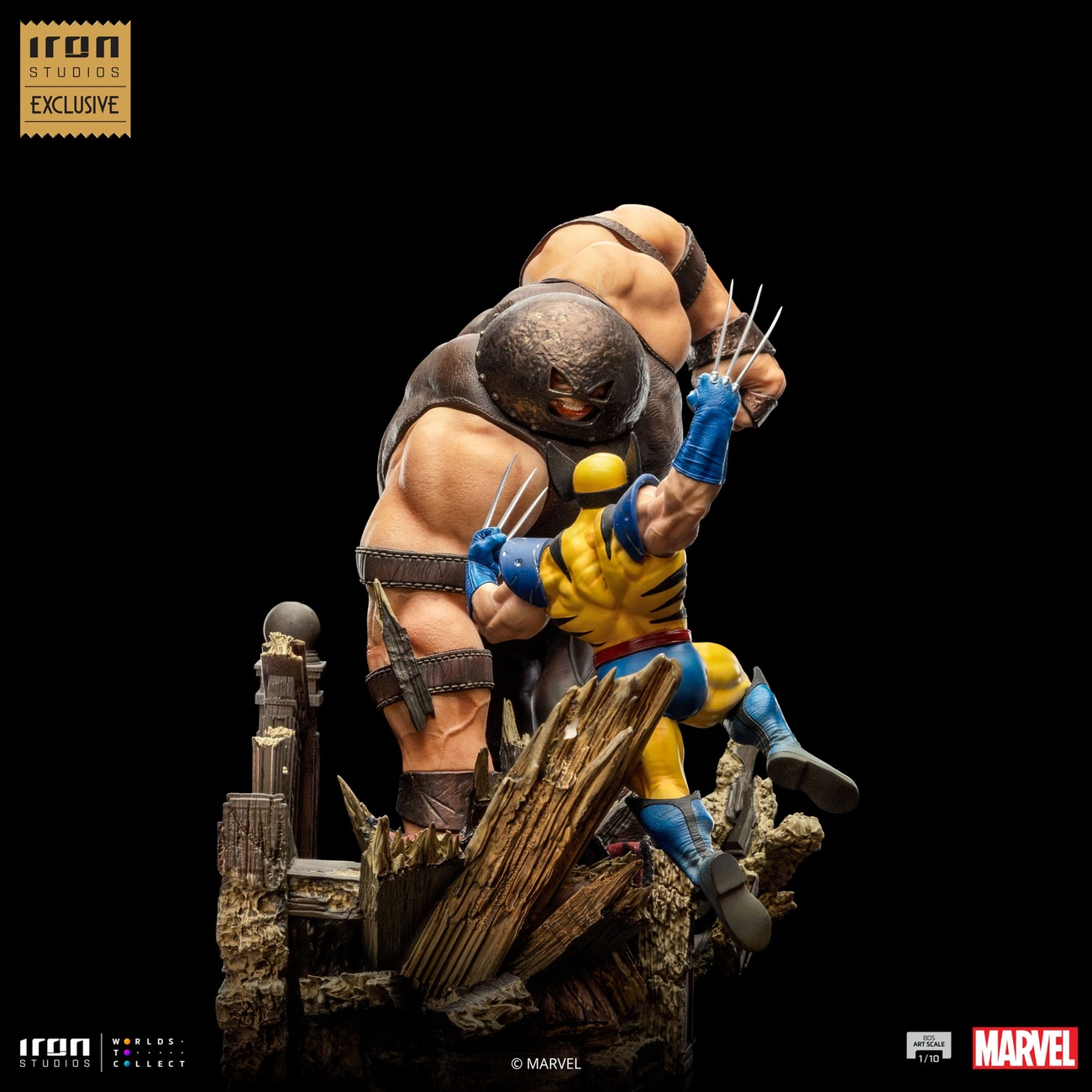 Marvel BDS Art Scale Figura 1/10 Wolverine vs Juggernaut heo EU Exclusive 30 cm